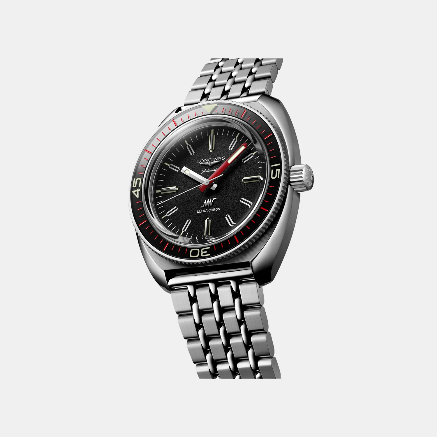 Ultra Chron Men Automatic Black Dial Analog Steel Watch L28364526 - Image 3