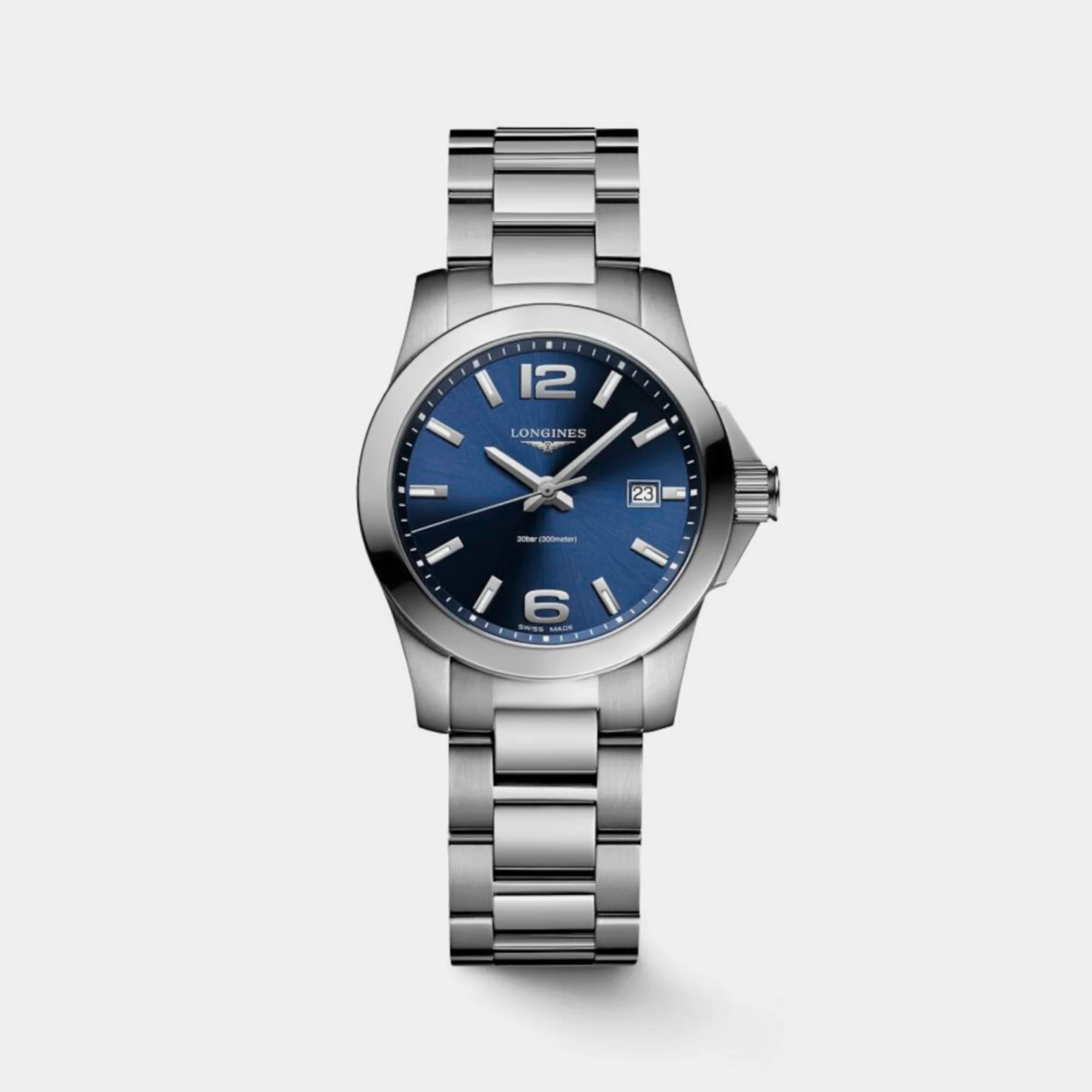 Women Quartz Blue Dial Analog Stainless Steel Watch L33764966 - Image 2