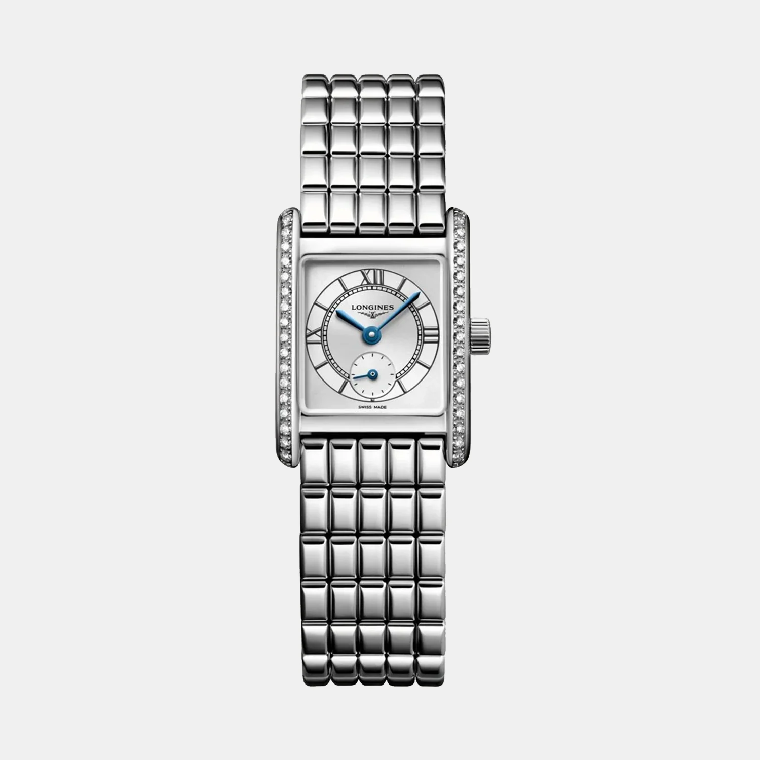 Women Quartz Silver Dial Analog Stainless Steel Watch L52000756