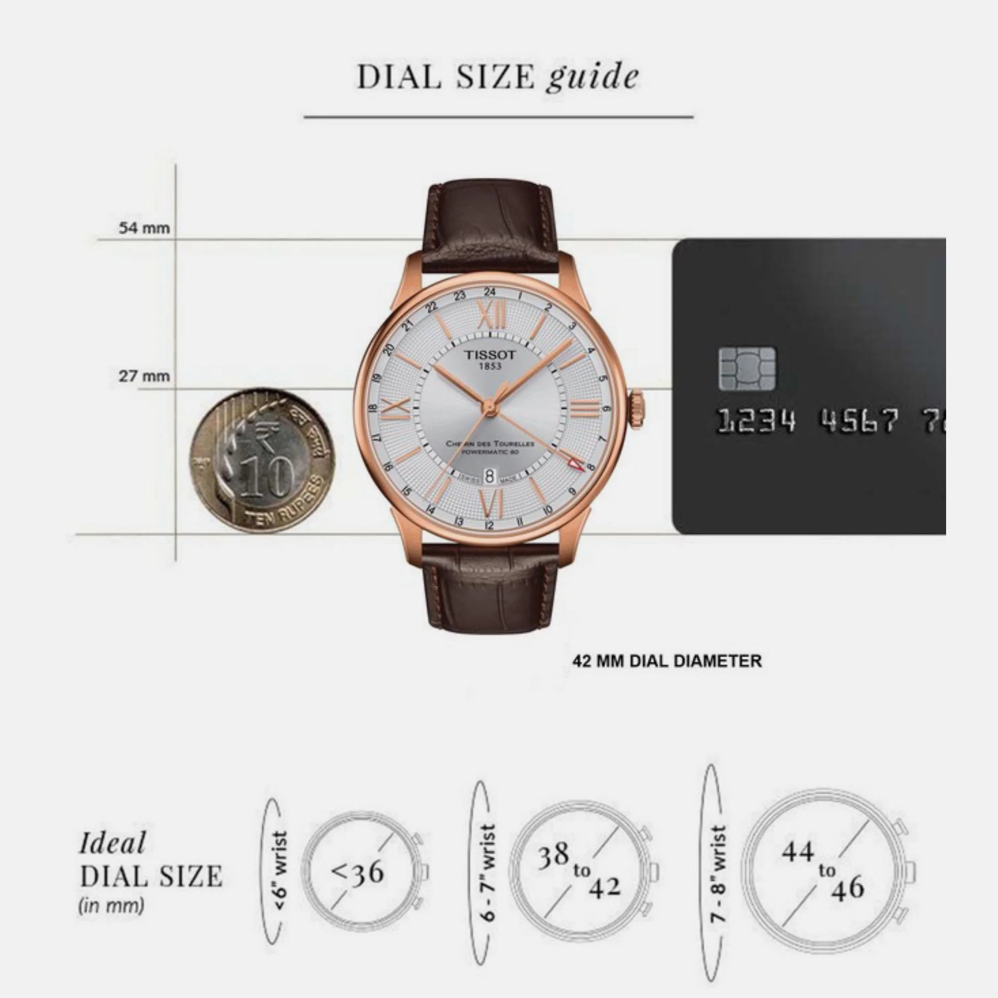 Chemin Des Tourelles Men Automatic Leather Watch T0994293603800 - Image 5