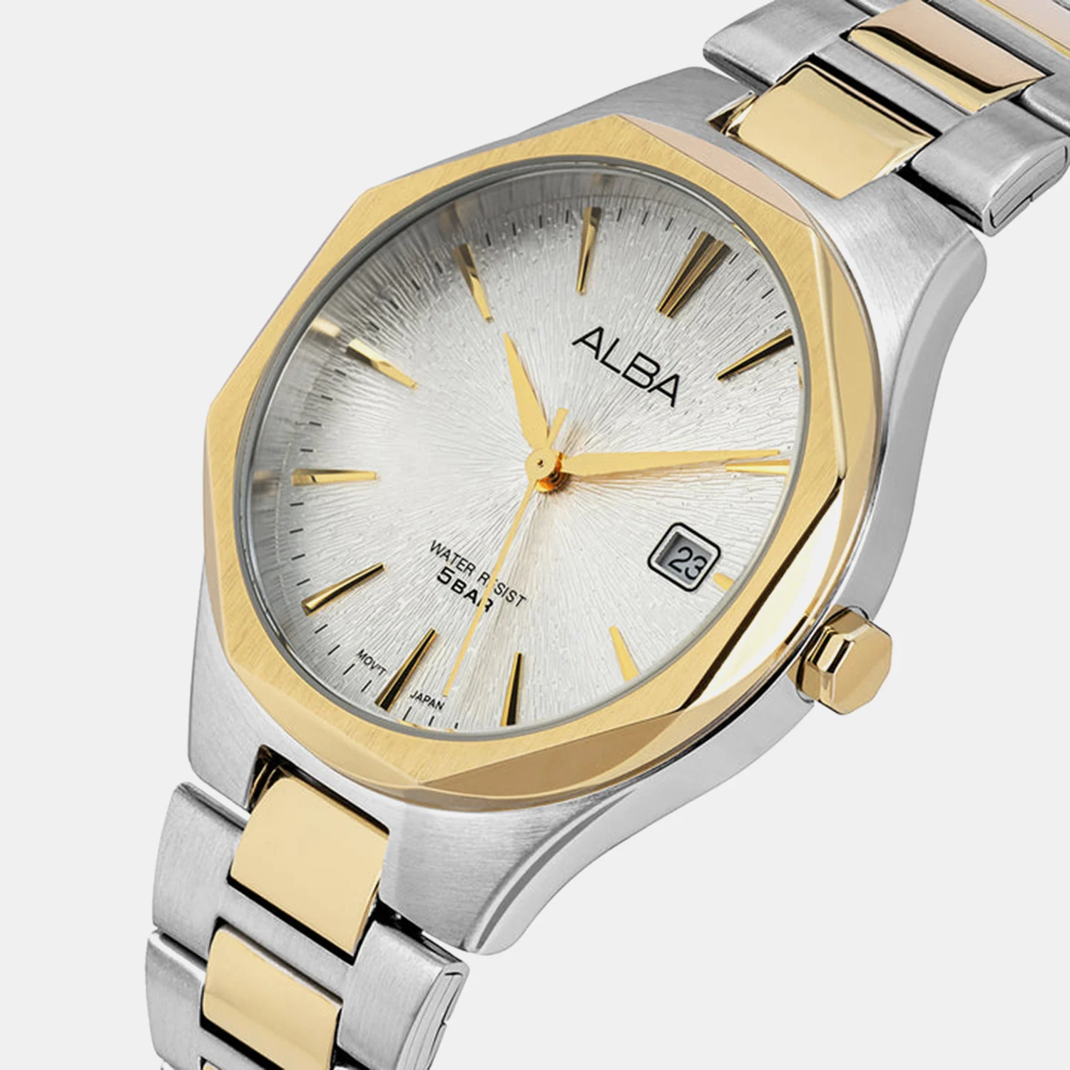 Men Quartz Silver Dial Analog Stainless Steel Watch AS9U52X1 - Image 2