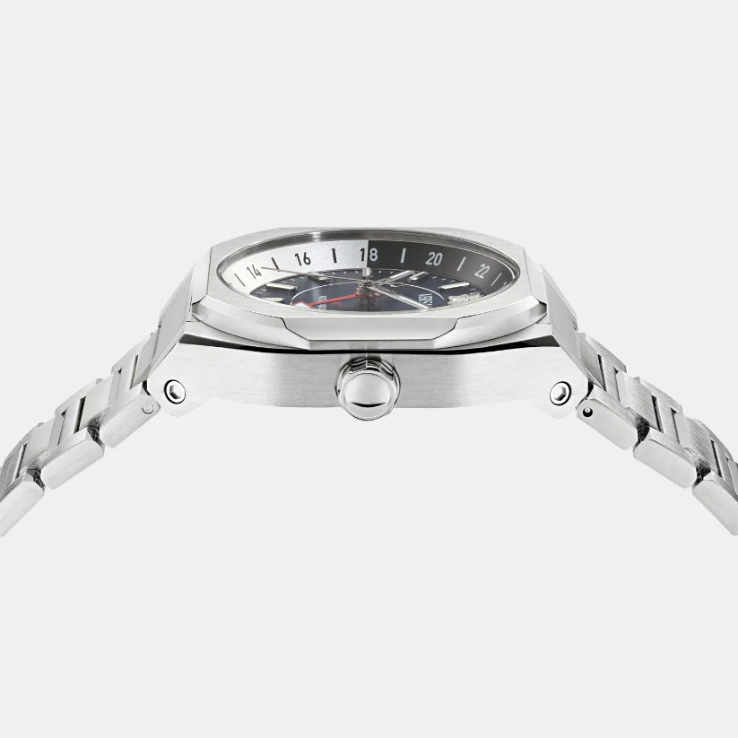 Men V-Contempo GMT Blue Dial Analog Stainless Steel Watch VE0I00225 - Image 2