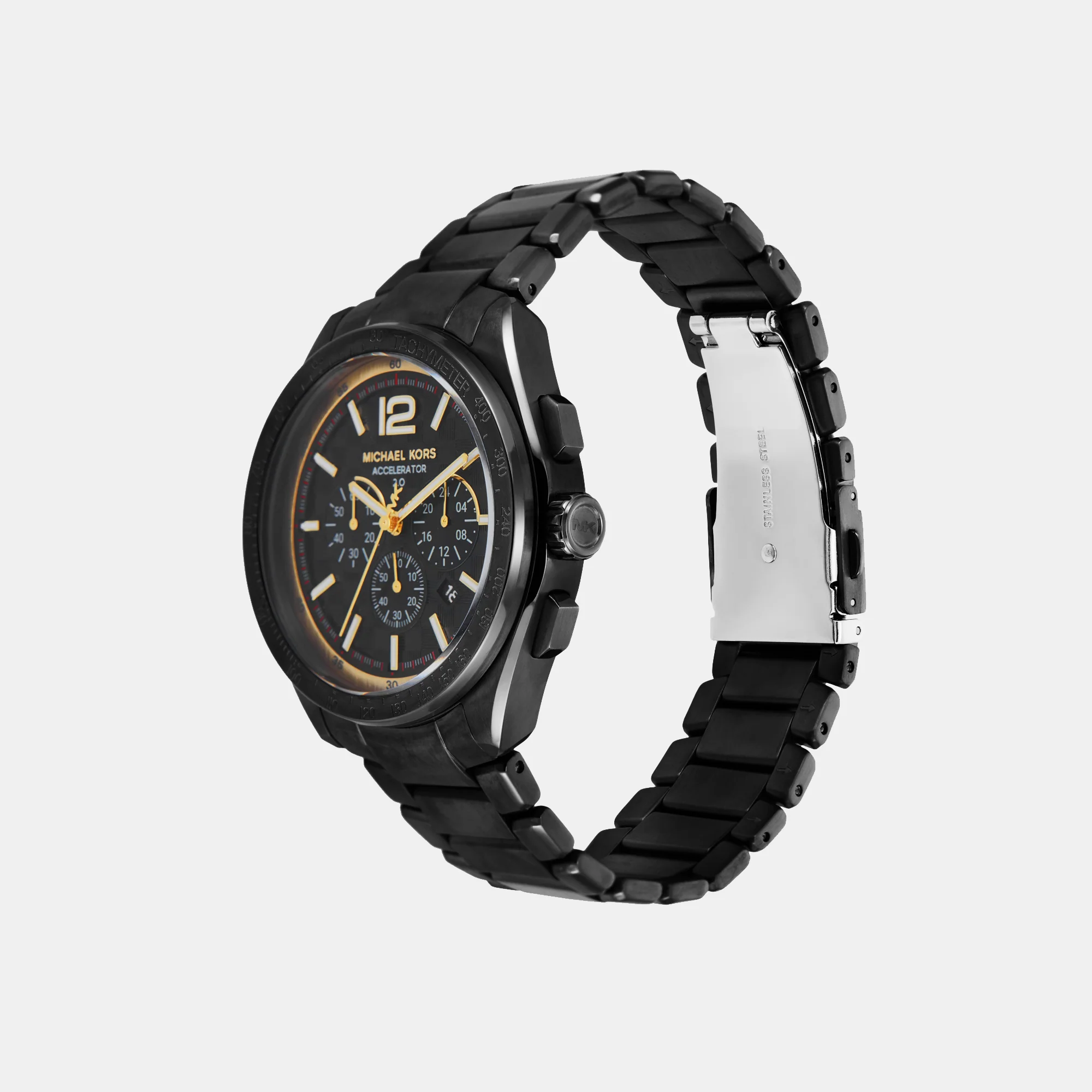 Accelerator 2.0 Men Quartz Black Dial Chronograph Stainless Steel Watch MK9179 - Image 4