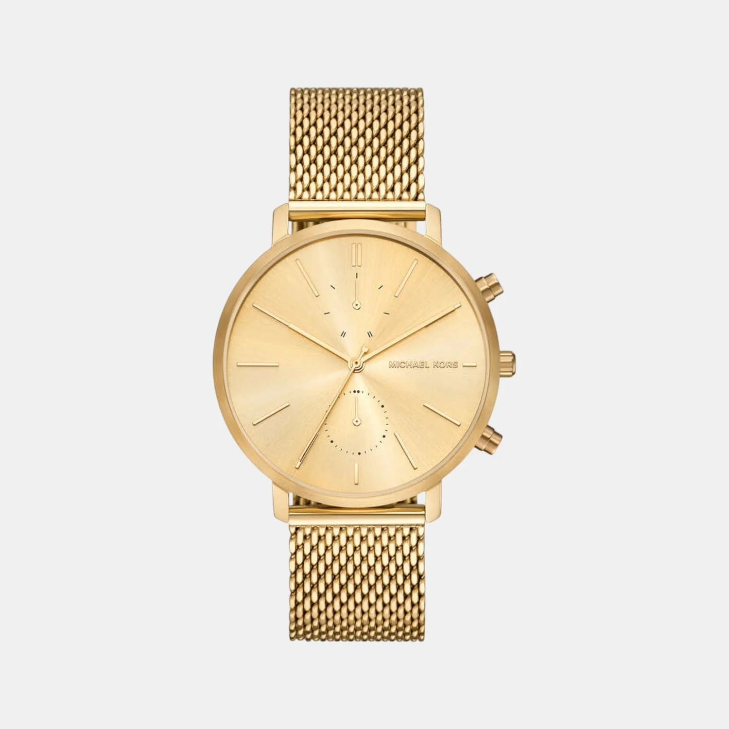 Blake Men Quartz Gold Dial Chronograph Stainless Steel Watch MK9210
