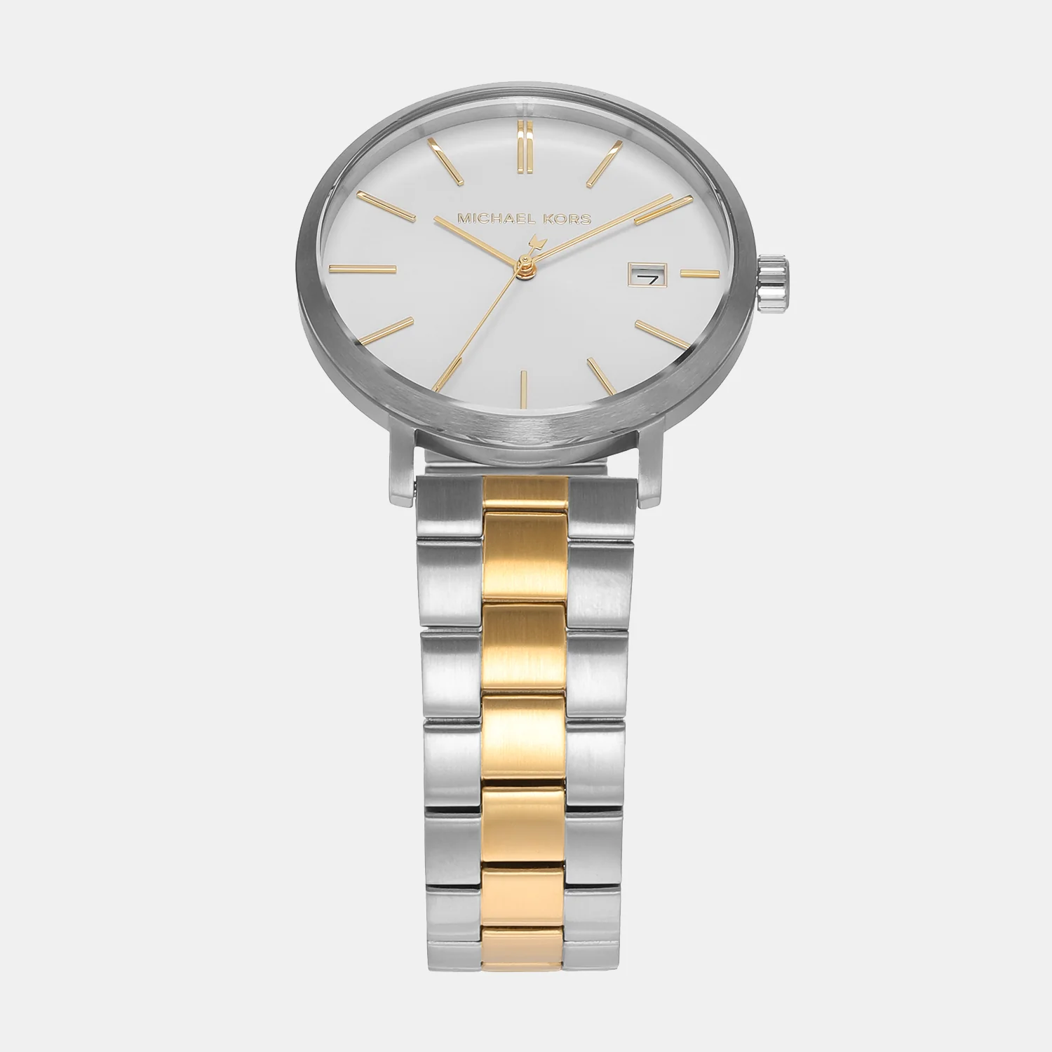 Blake Men Quartz White Dial Analog Stainless Steel Watch MK9134 - Image 4