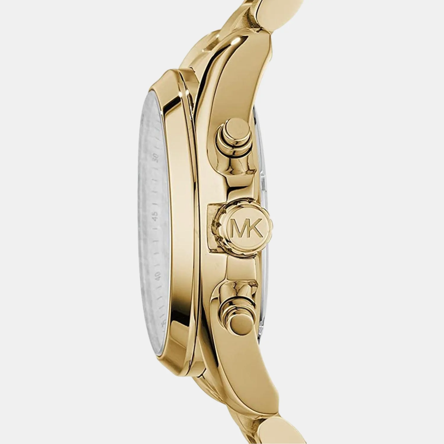 Bradshaw Women Quartz Gold Dial Chronograph Stainless Steel Watch MK5605 - Image 2