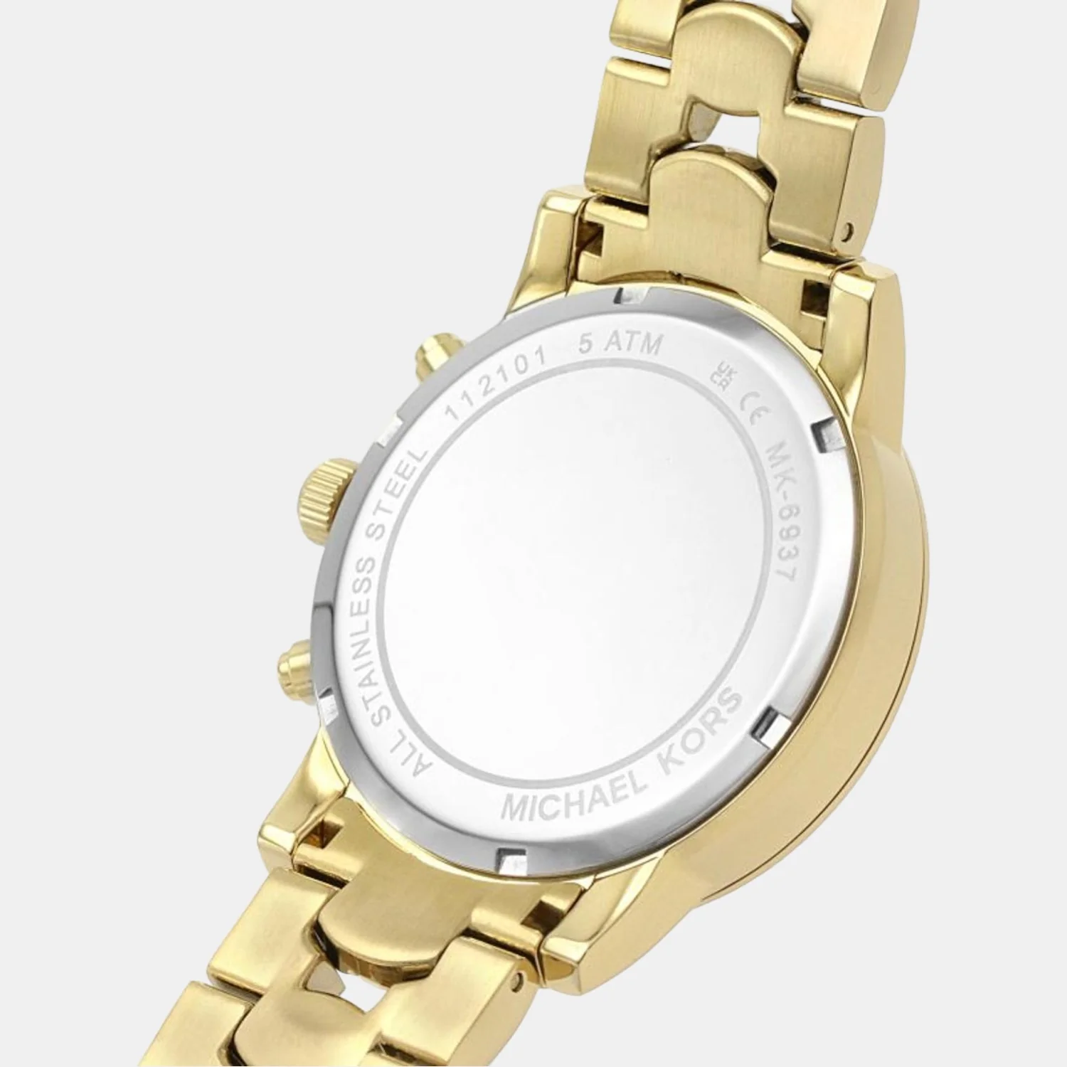 Bryant Women Quartz Gold Dial Chronograph Stainless Steel Watch MK6937 - Image 5