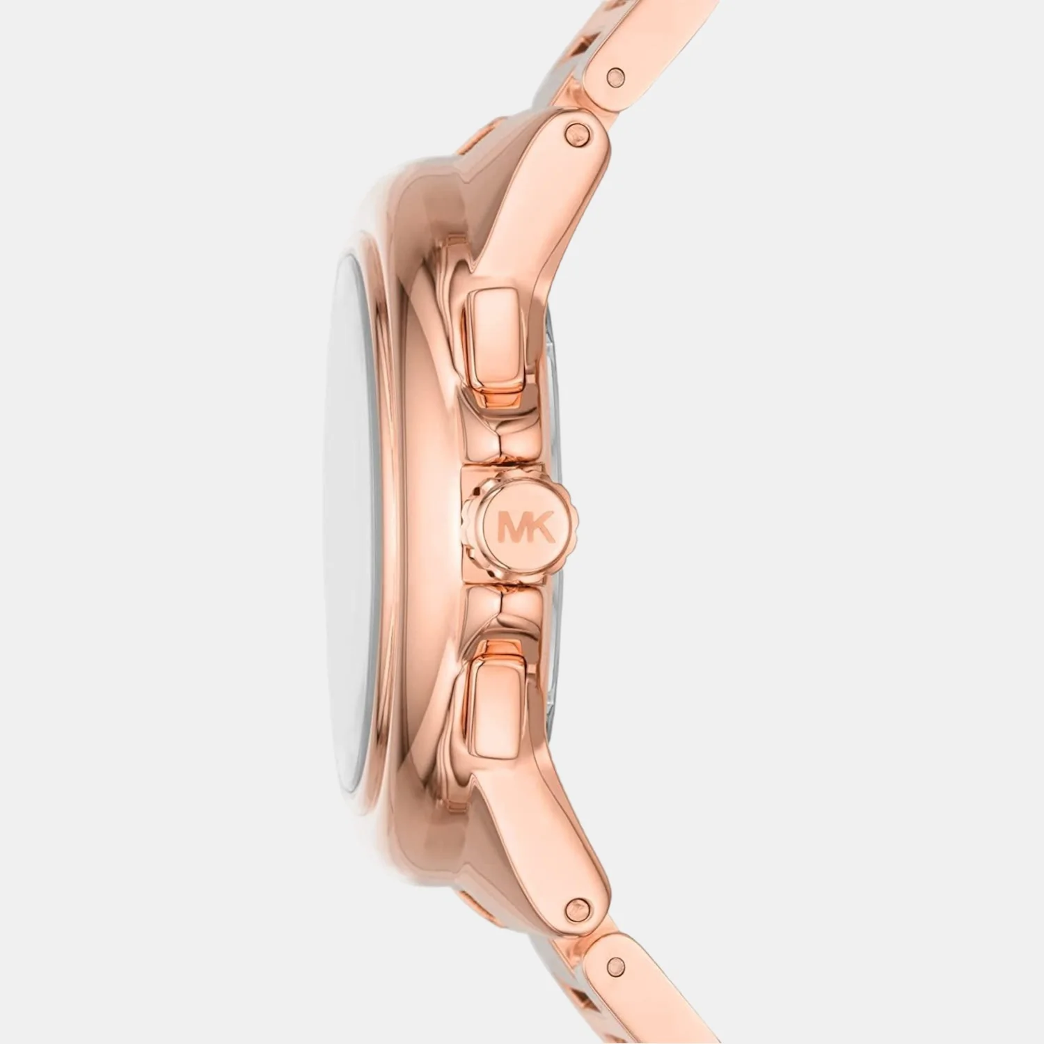 Camille Women Quartz Rose Gold Dial Chronograph Stainless Steel Watch MK7271 - Image 2