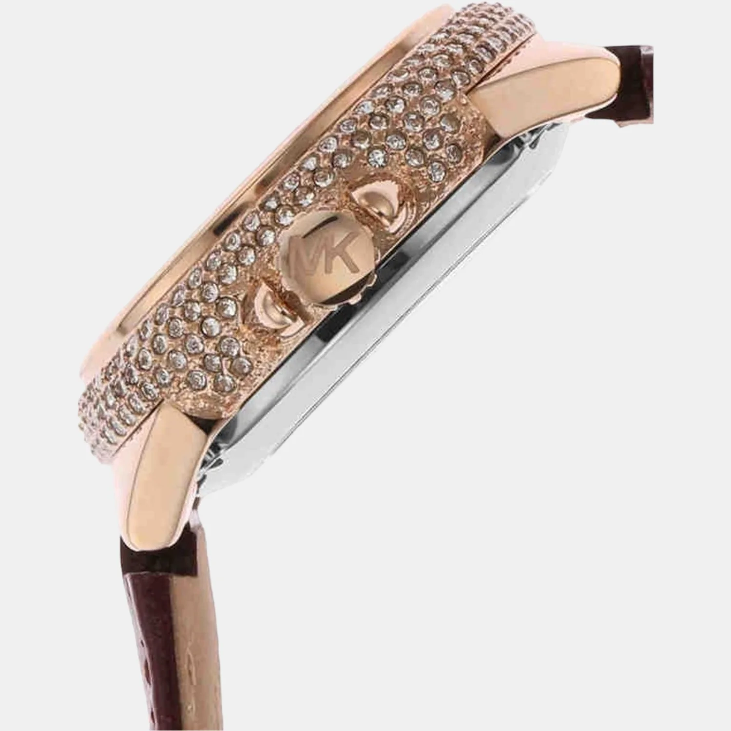 Camille Women Quartz Silver Dial Analog Leather Watch MK9052 - Image 3