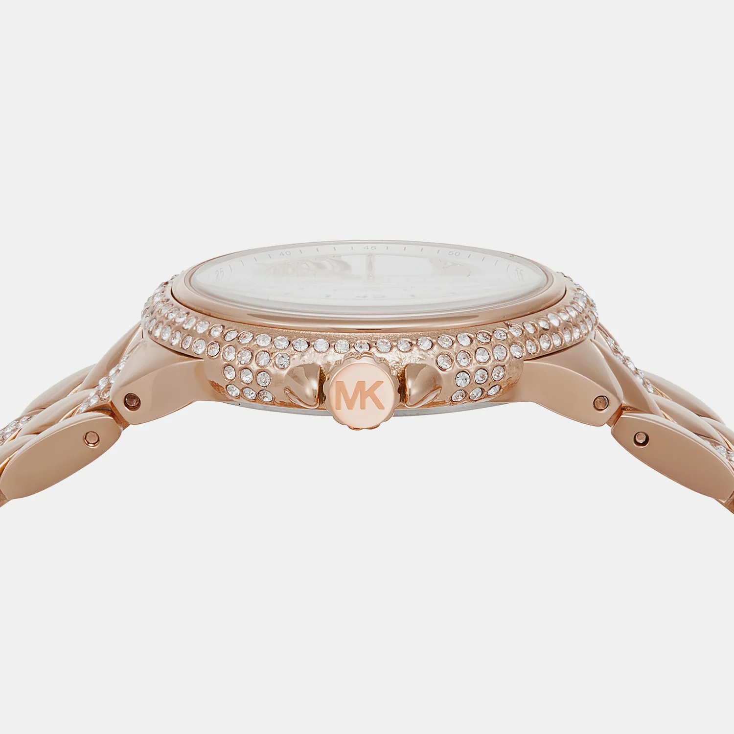Camille Women Quartz White Dial Analog Stainless Steel Watch MK4810 - Image 4