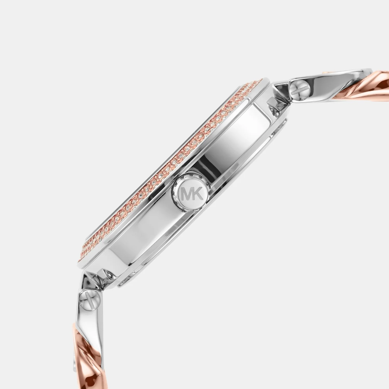 Catelyn Women Quartz White Dial Analog Stainless Steel Watch MK4634 - Image 4