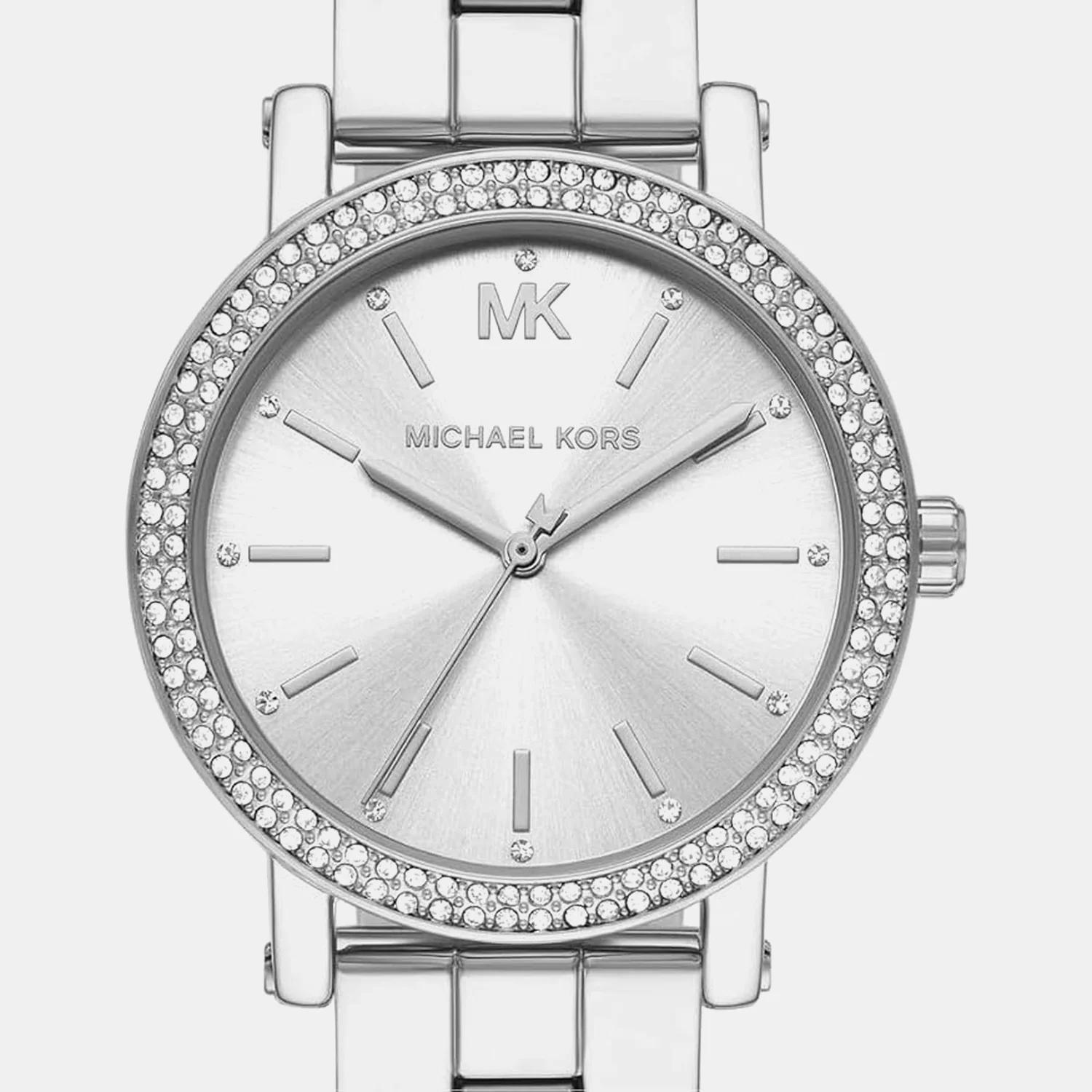 Corey Women Quartz Dual Tone Dial Analog Stainless Steel Watch MK7549 - Image 3
