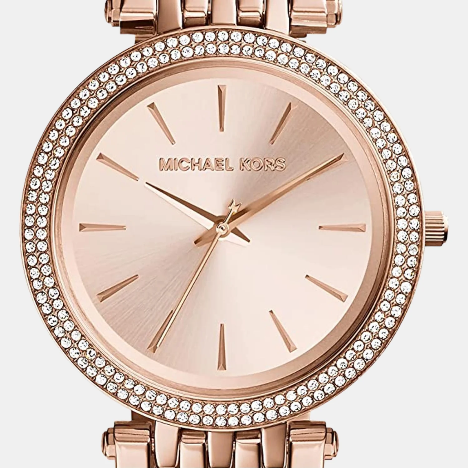 Darci Women Quartz Rose Gold Dial Analog Stainless Steel Watch MK3192 - Image 4