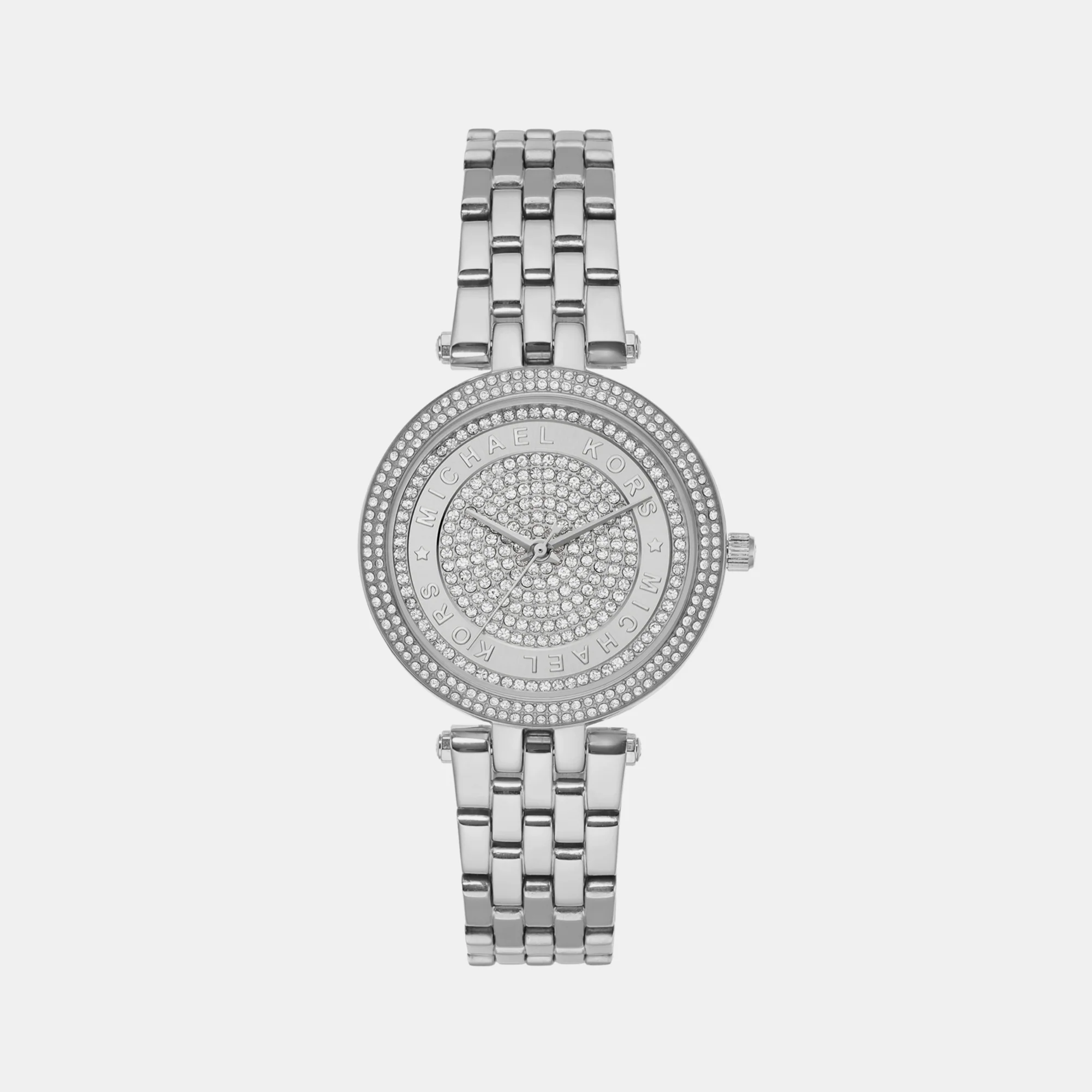 Darci Women Quartz Silver Dial Analog Stainless Steel Watch MK4591
