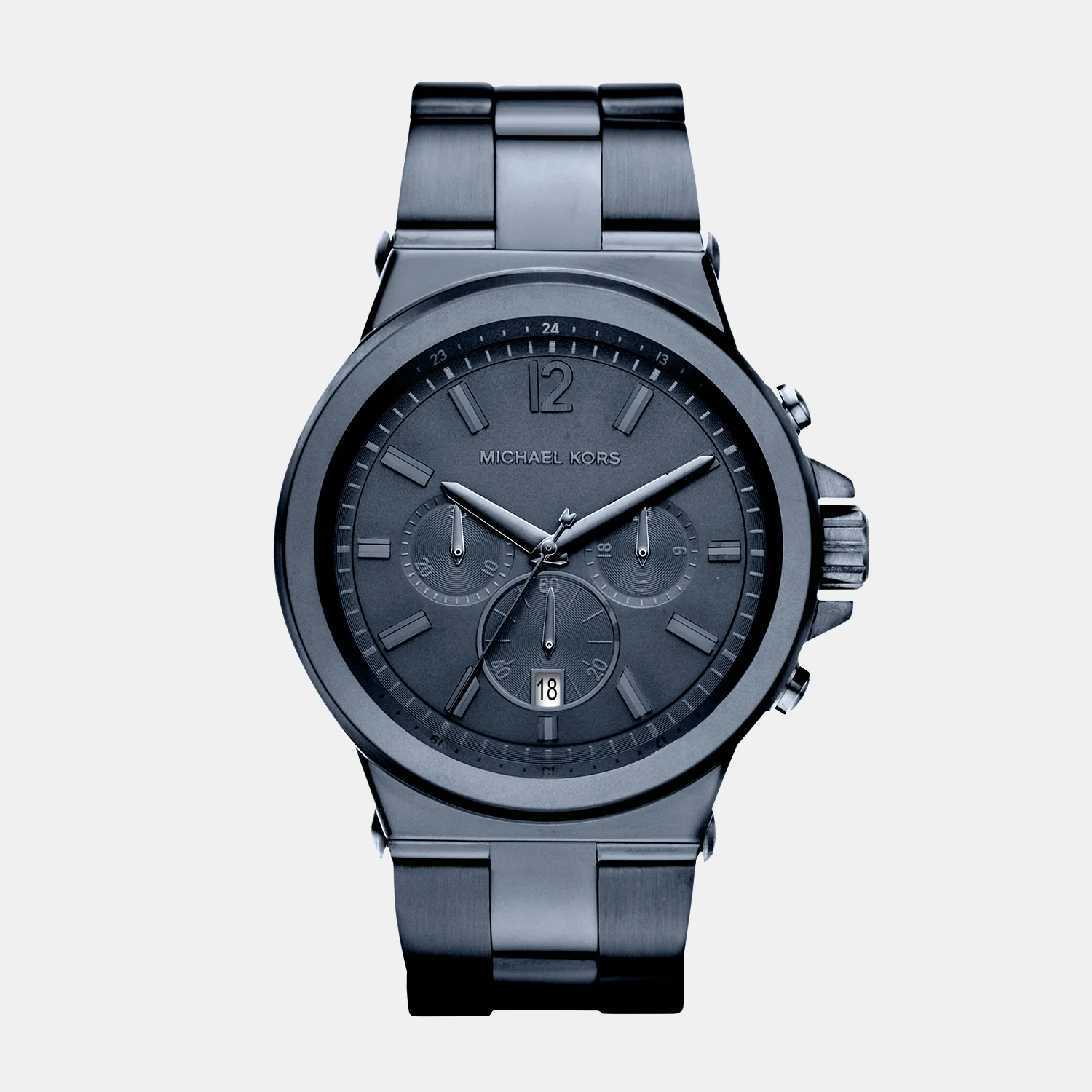 Dylan Men Quartz Blue Dial Chronograph Stainless Steel Watch MK8655 - Image 2