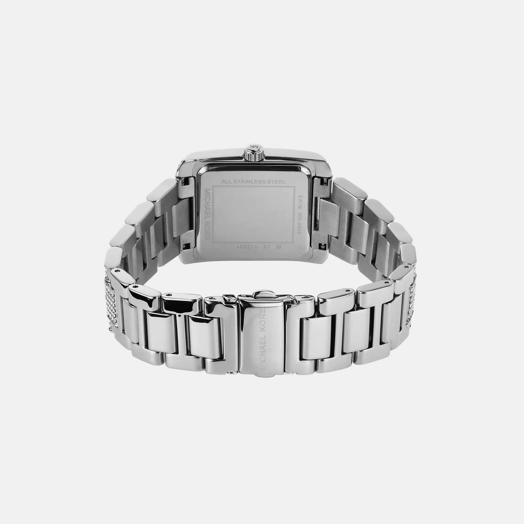 Emery Women Quartz White Dial Analog Stainless Steel Watch MK4648 - Image 3