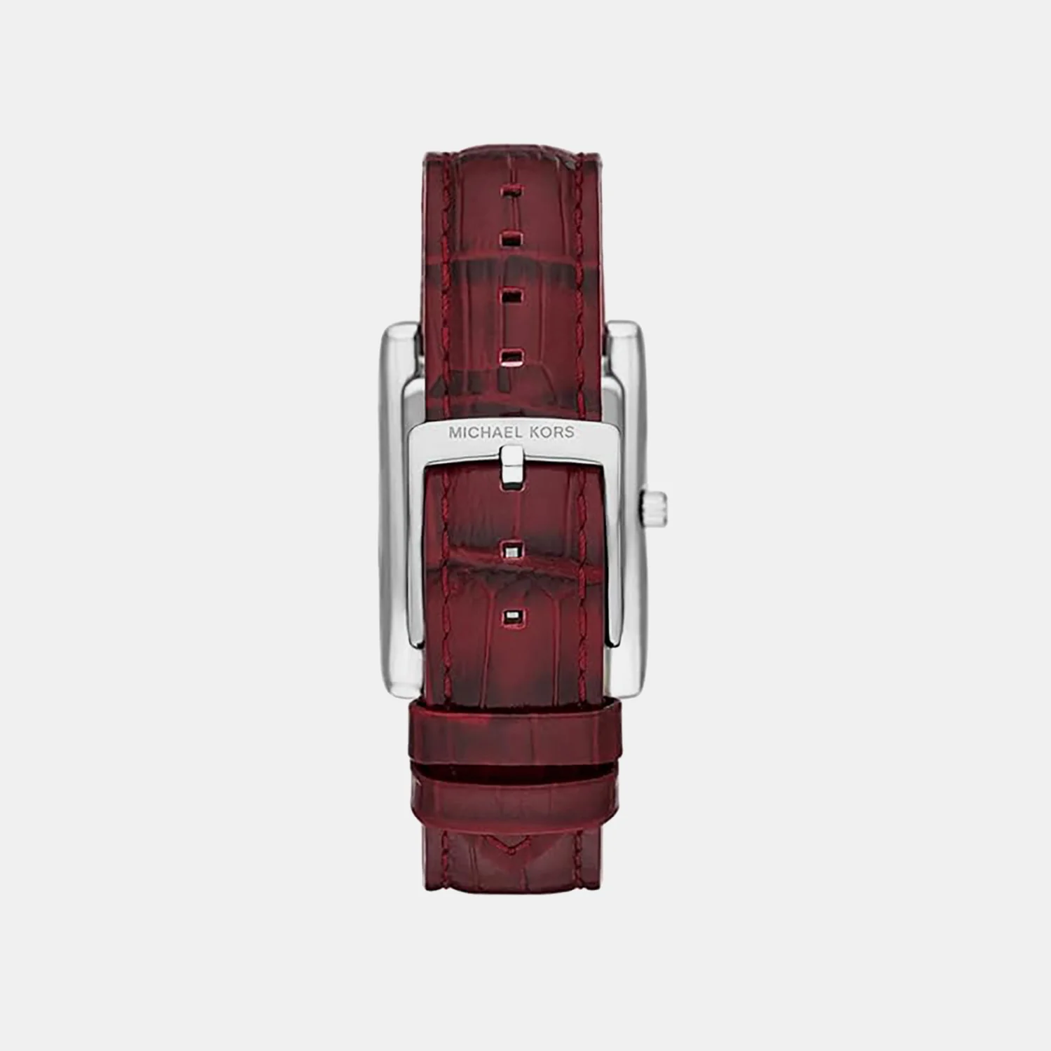 Essex Women Quartz Red Dial Analog Leather Watch MK4966 - Image 4