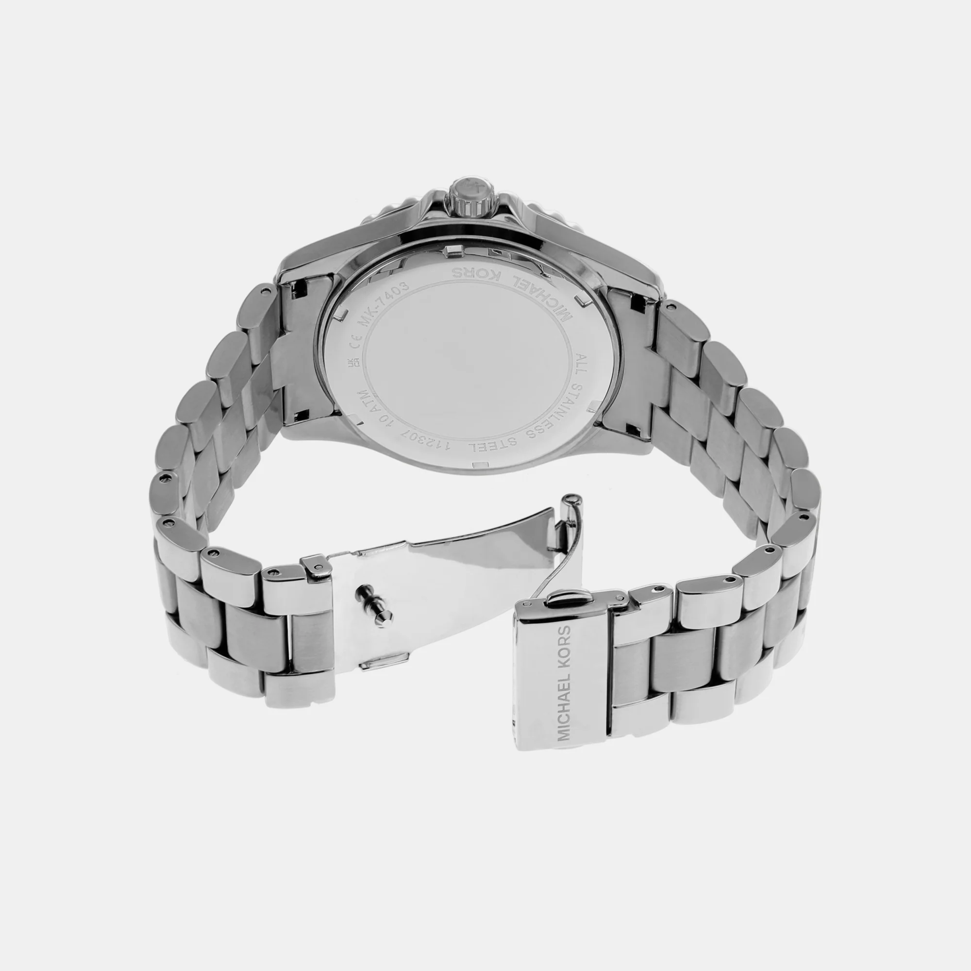 Everest Women Quartz Silver Dial Analog Stainless Steel Watch MK7403 - Image 6