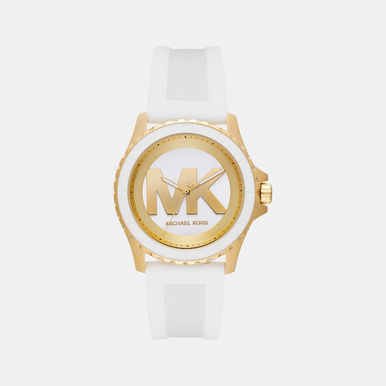 Everest Women Quartz Two Tone Dial Analog Silicone Watch MK7535 - Image 2