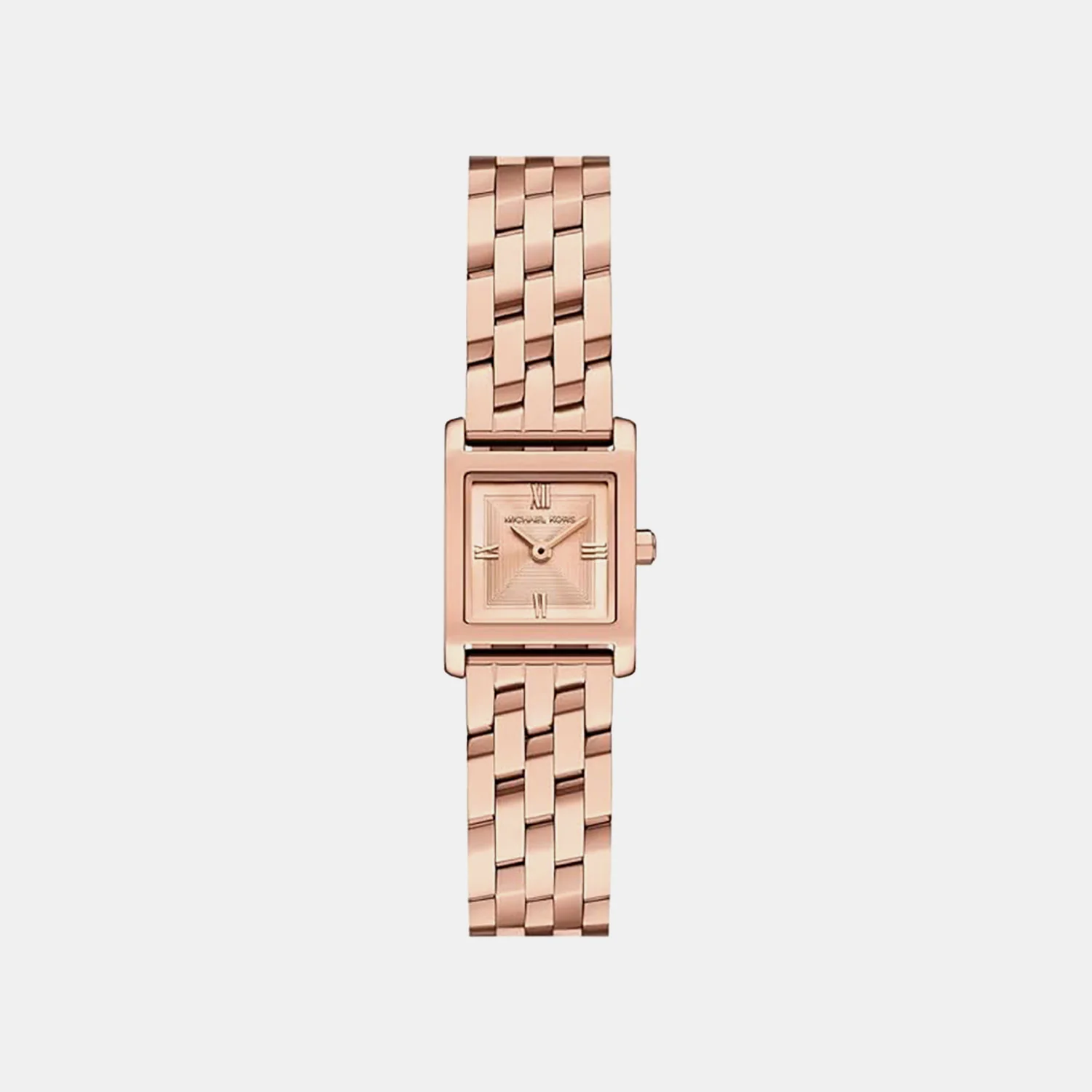 Georgie Women Quartz Rose Gold Dial Analog Stainless Steel Watch MK4932
