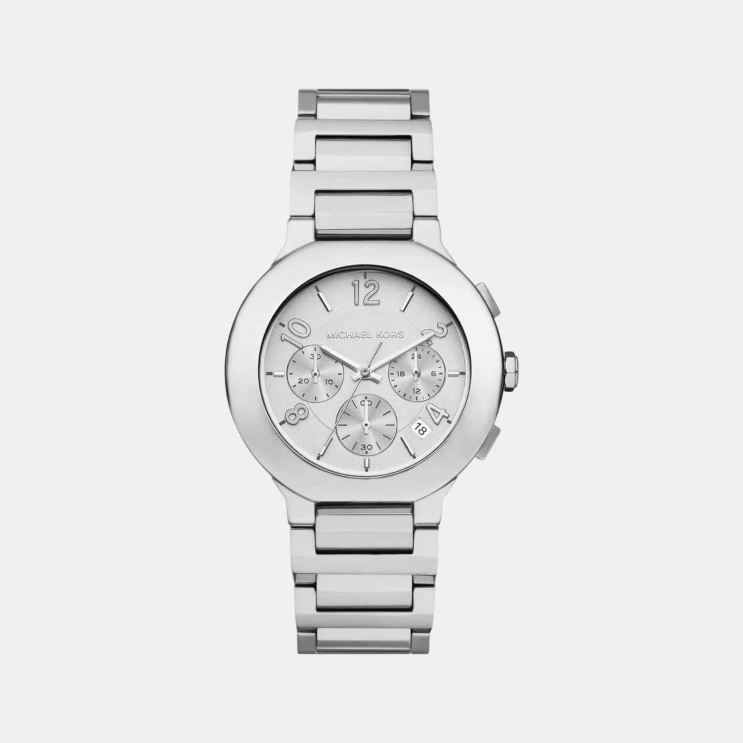 Gramercy Women Quartz Silver Dial Chronograph Stainless Steel Watch MK7522 - Image 2