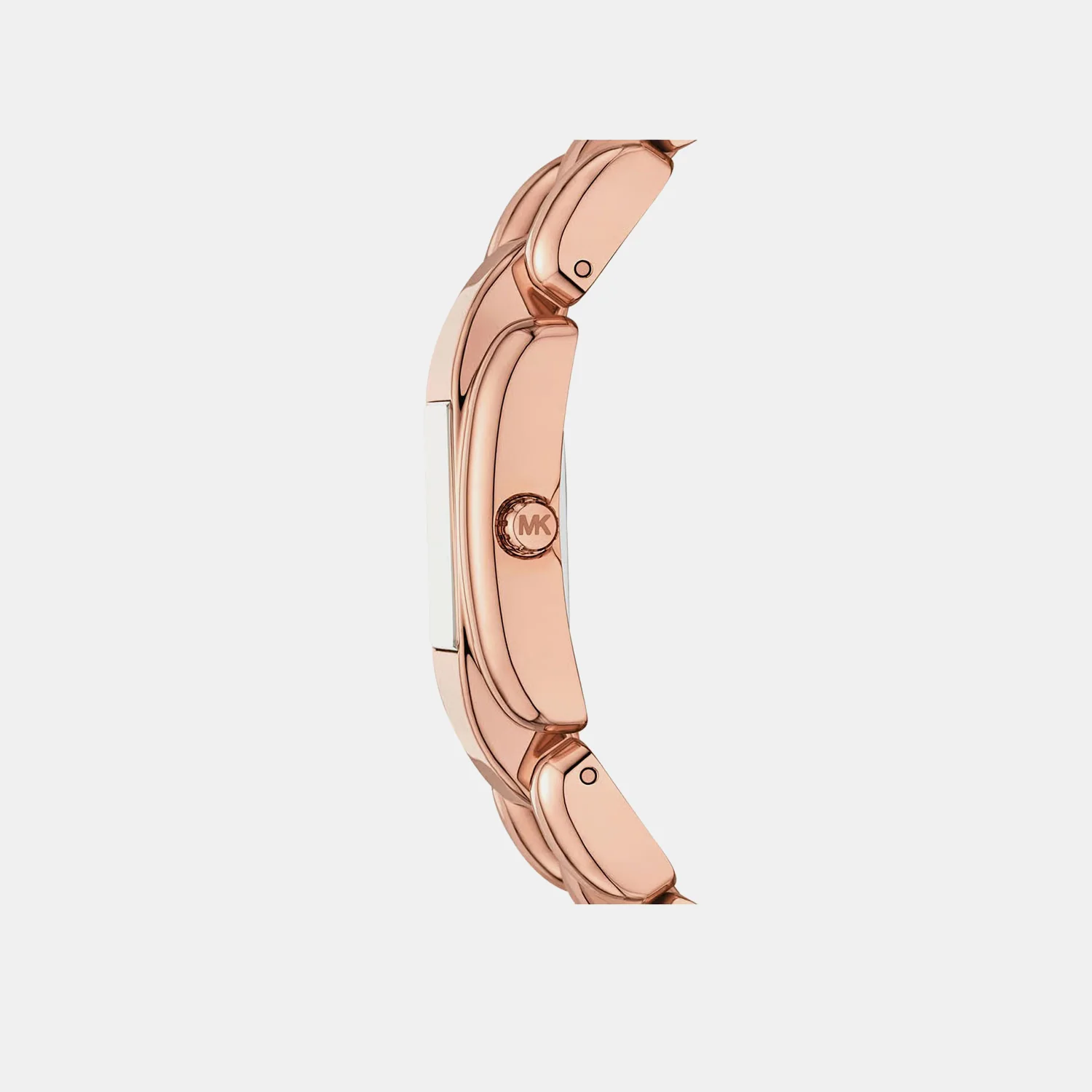 Hally Women Quartz Rose Gold Dial Analog Stainless Steel Watch MK4954 - Image 2