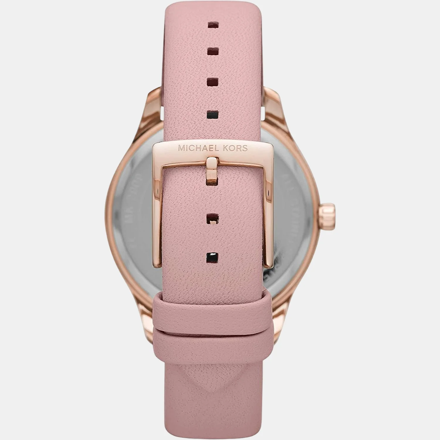 Layton Women Quartz Mother Of Pearl Dial Analog Leather Watch MK2909 - Image 3