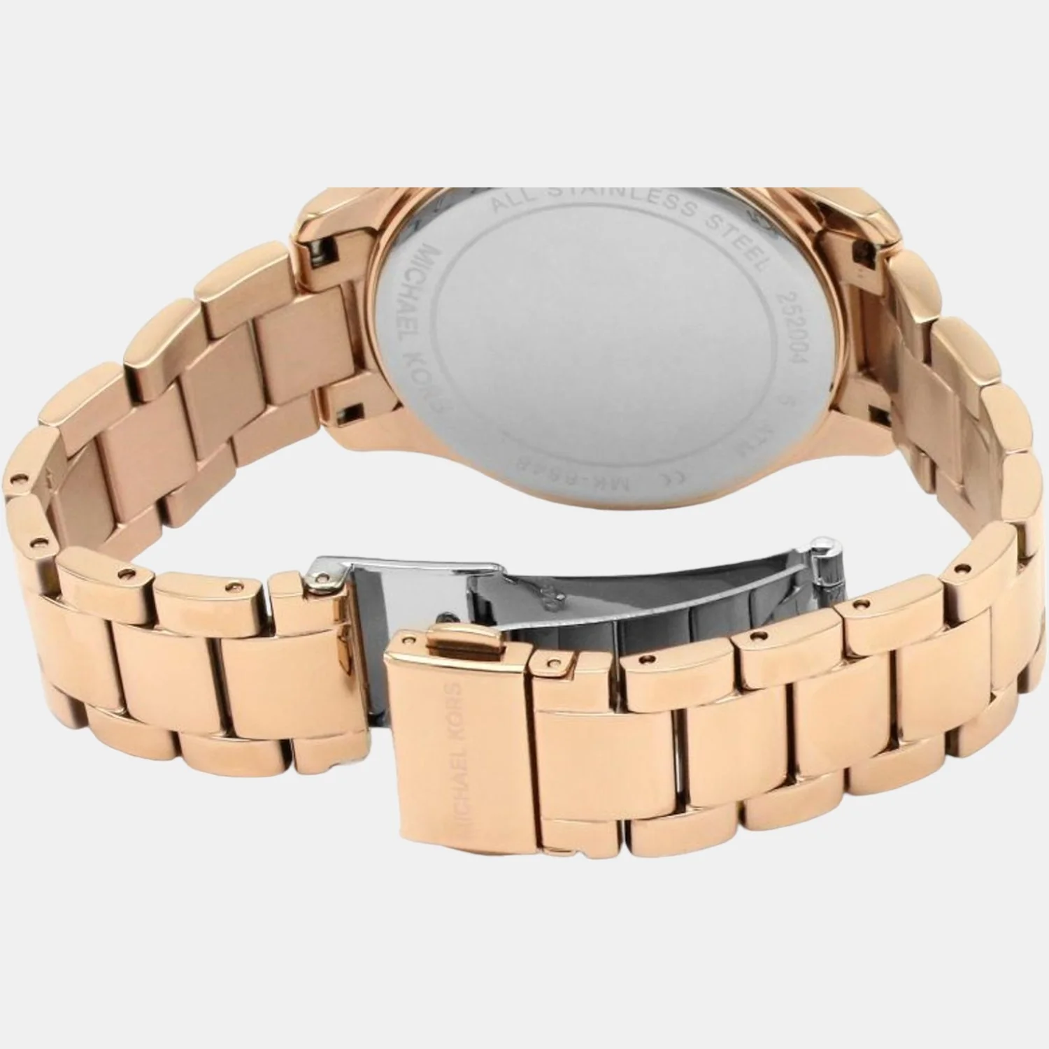 Layton Women Quartz Pink Dial Analog Stainless Steel Watch MK6848 - Image 5