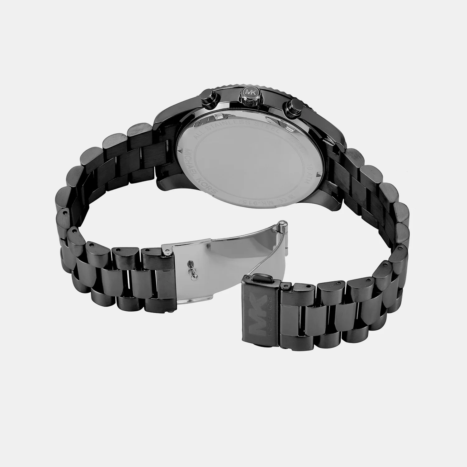 Lexington Men Quartz Black Dial Chronograph Stainless Steel Watch MK9154 - Image 5