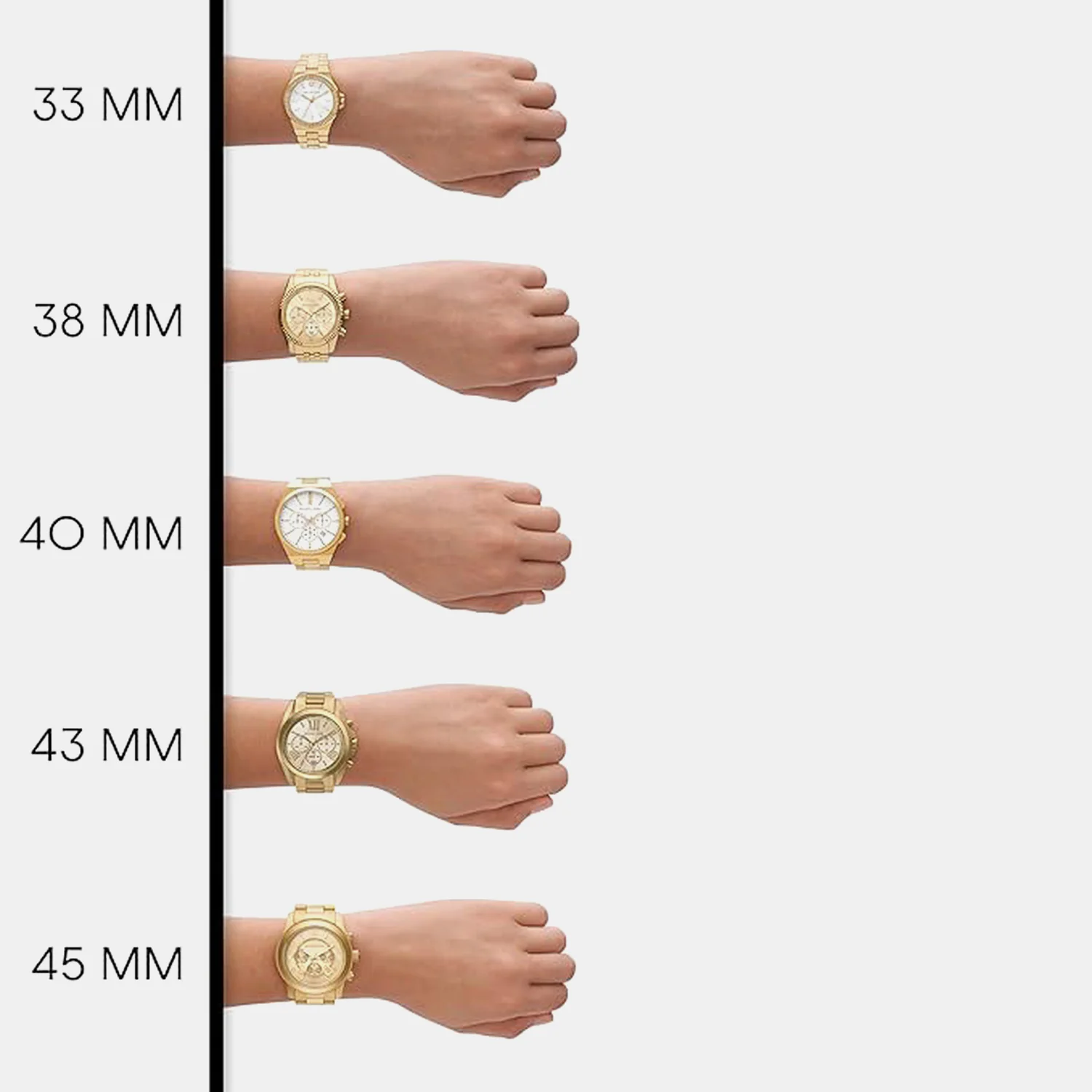 Lexington Women Quartz Gold Dial Chronograph Stainless Steel Watch MK4982 - Image 6