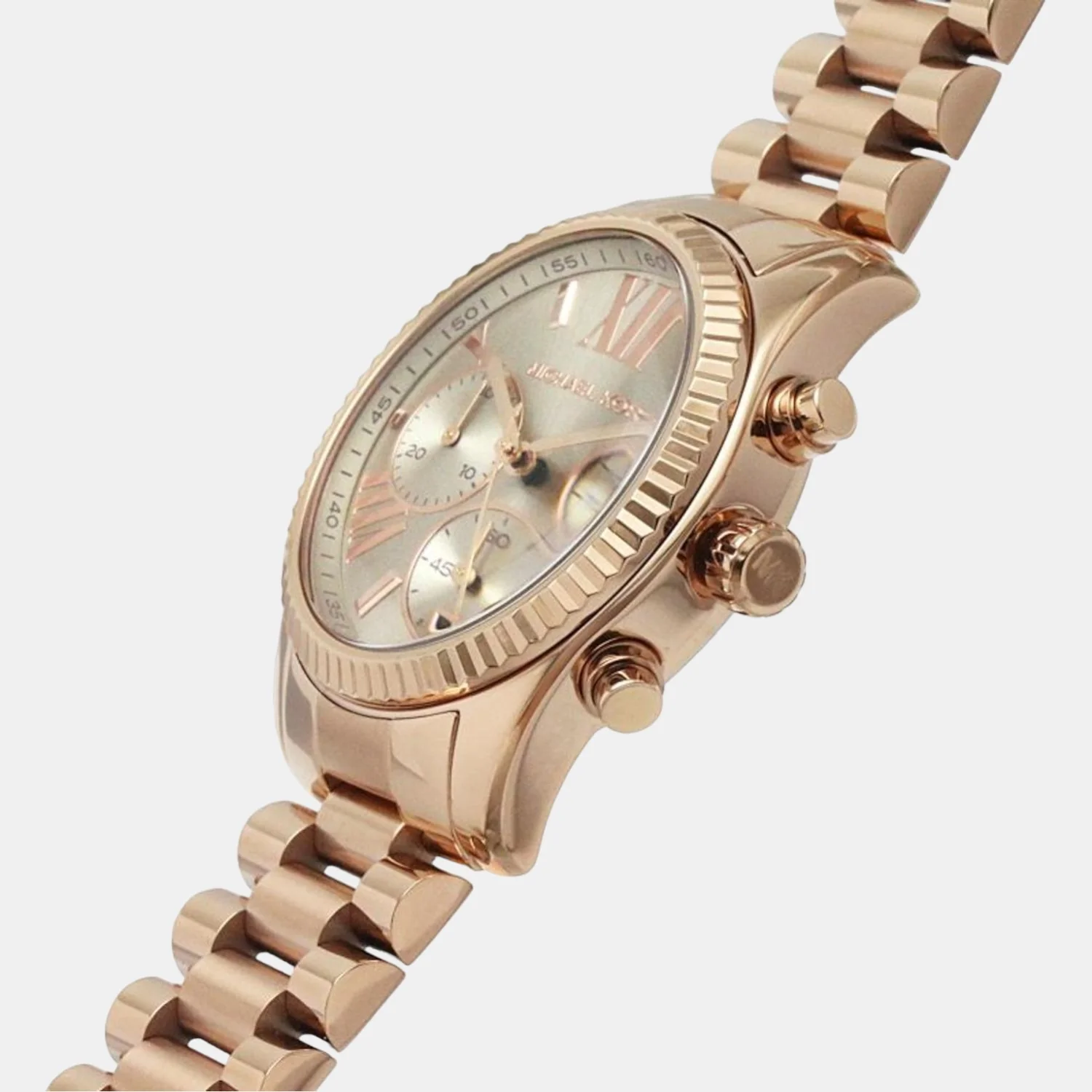 Lexington Women Quartz Grey Dial Chronograph Stainless Steel Watch MK7217 - Image 7