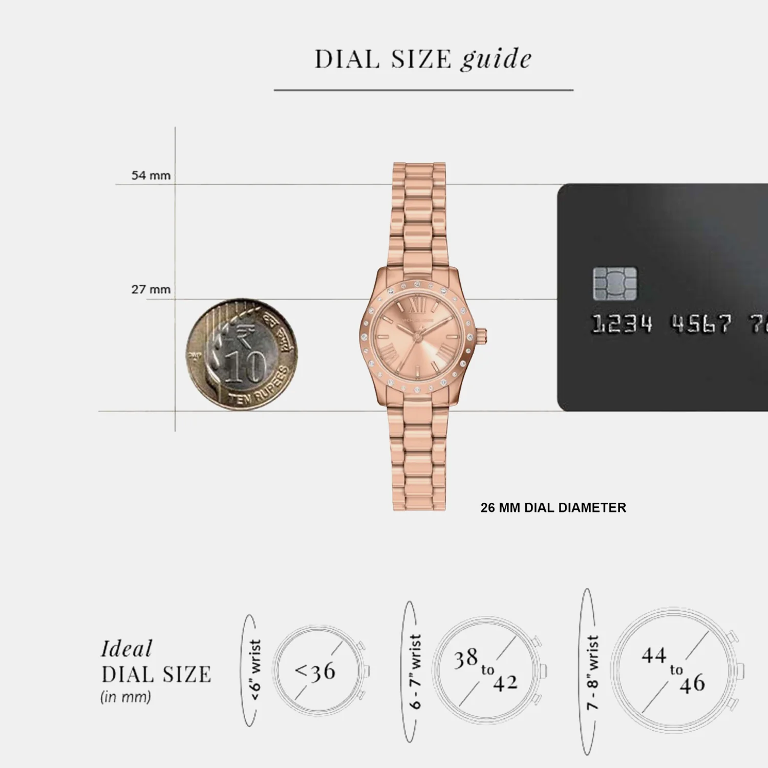 Lexington Women Quartz Rose Gold Dial Analog Stainless Steel Watch MK4994SET - Image 6