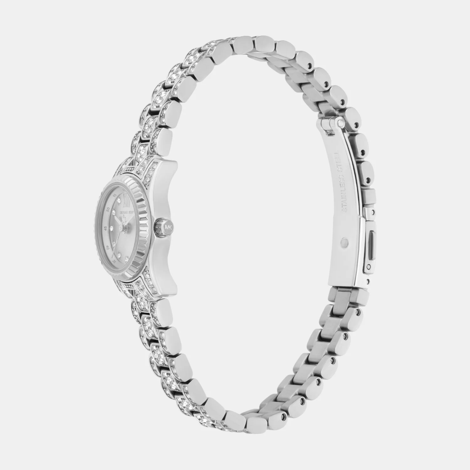 Lexington Women Quartz Silver Dial Analog Stainless Steel Watch MK4864 - Image 4