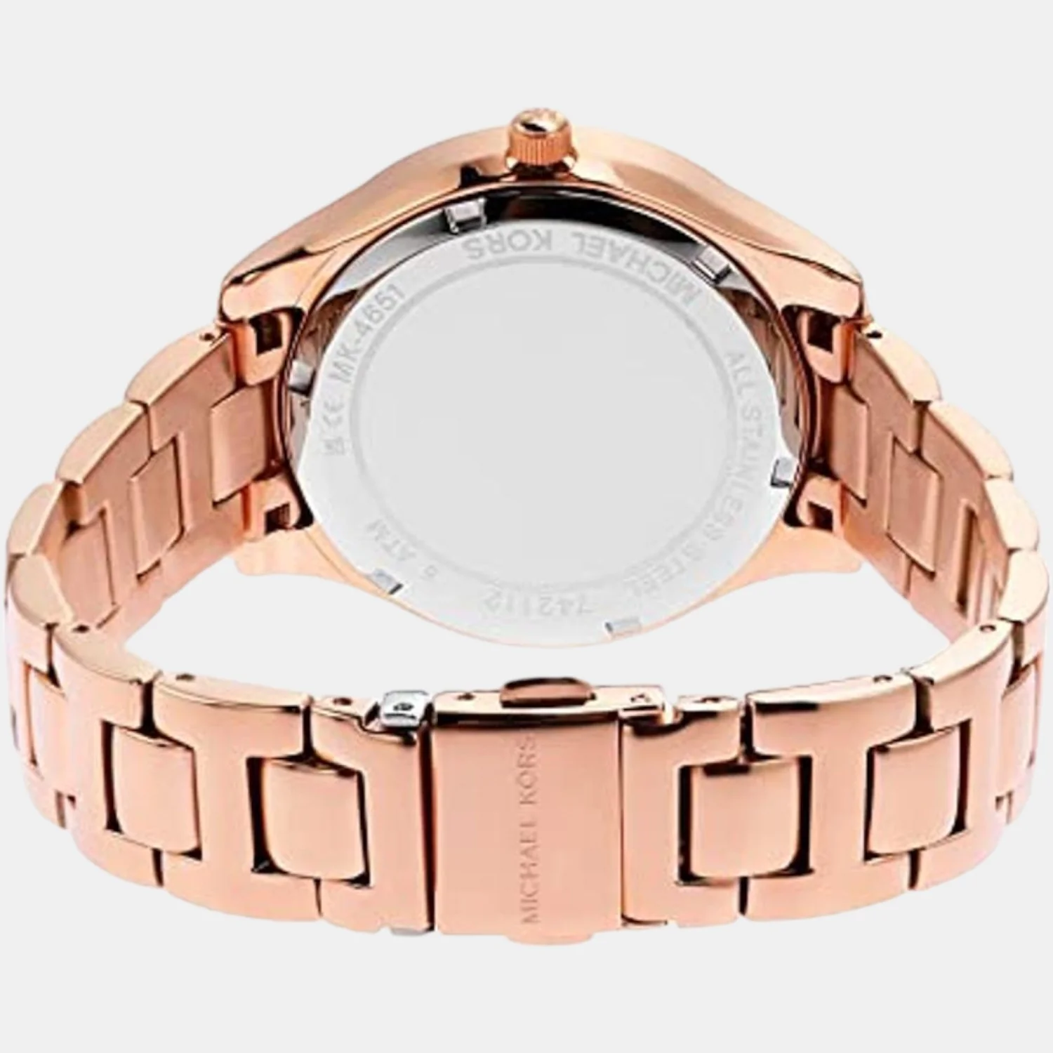 Liliane Women Quartz Gold Dial Analog Stainless Steel Watch MK4651 - Image 3