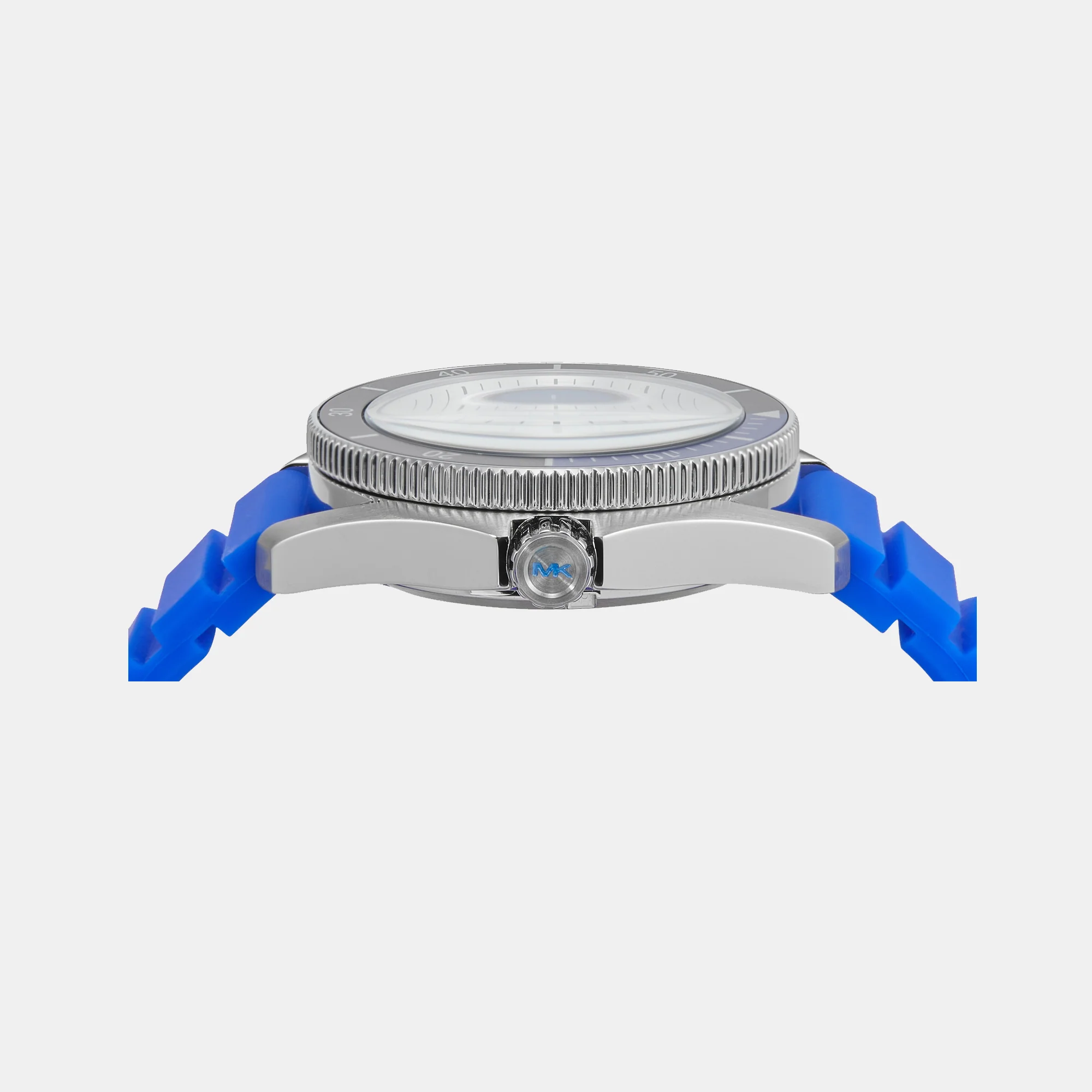 Maritime Men Quartz Blue Dial Analog Silicone Watch MK9156 - Image 3