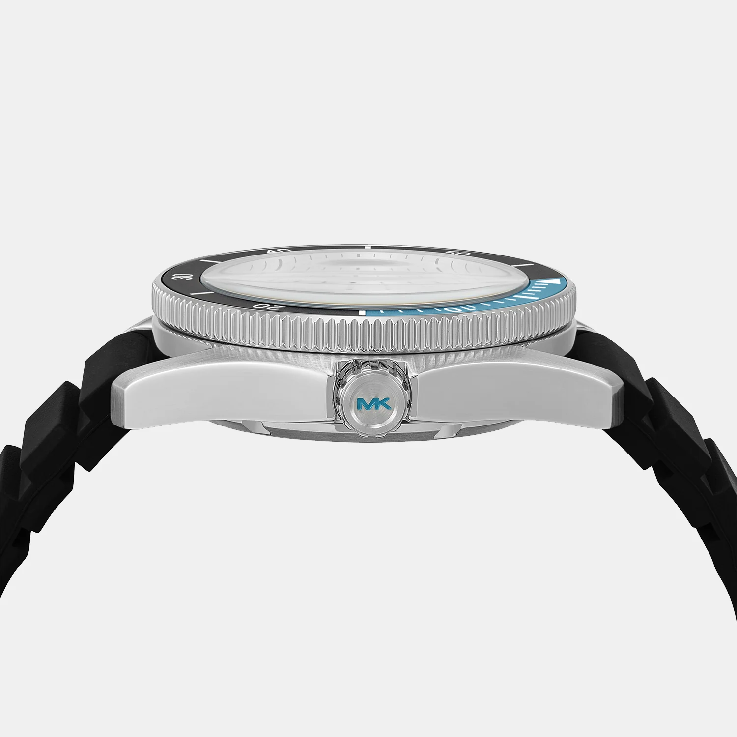 Maritime Men Quartz Blue Dial Analog Silicone Watch MK9167 - Image 4