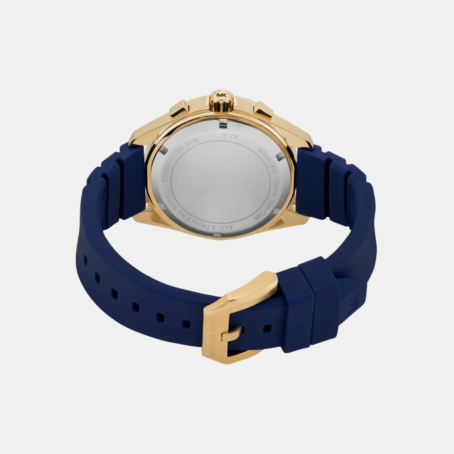 Maritime Men Quartz Blue Dial Chronograph Silicone Watch MK9205 - Image 7