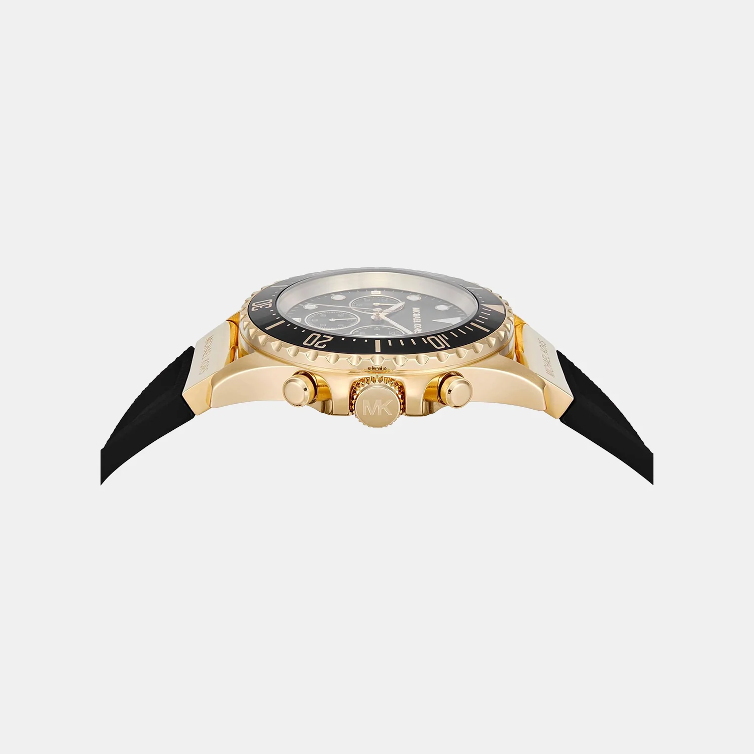 Men Quartz Black Dial Chronograph Silicone Watch MK01162 - Image 2