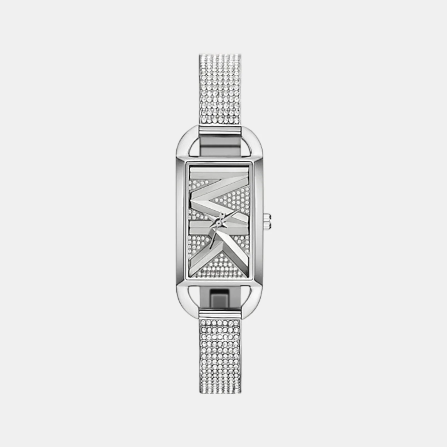 Empire Women Quartz Silver Dial Analog Stainless Steel Watch MK4841