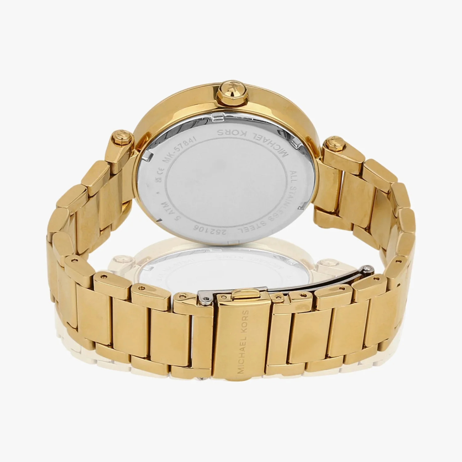 Parker Women Quartz Gold Dial Analog Stainless Steel Watch MK5784 - Image 3