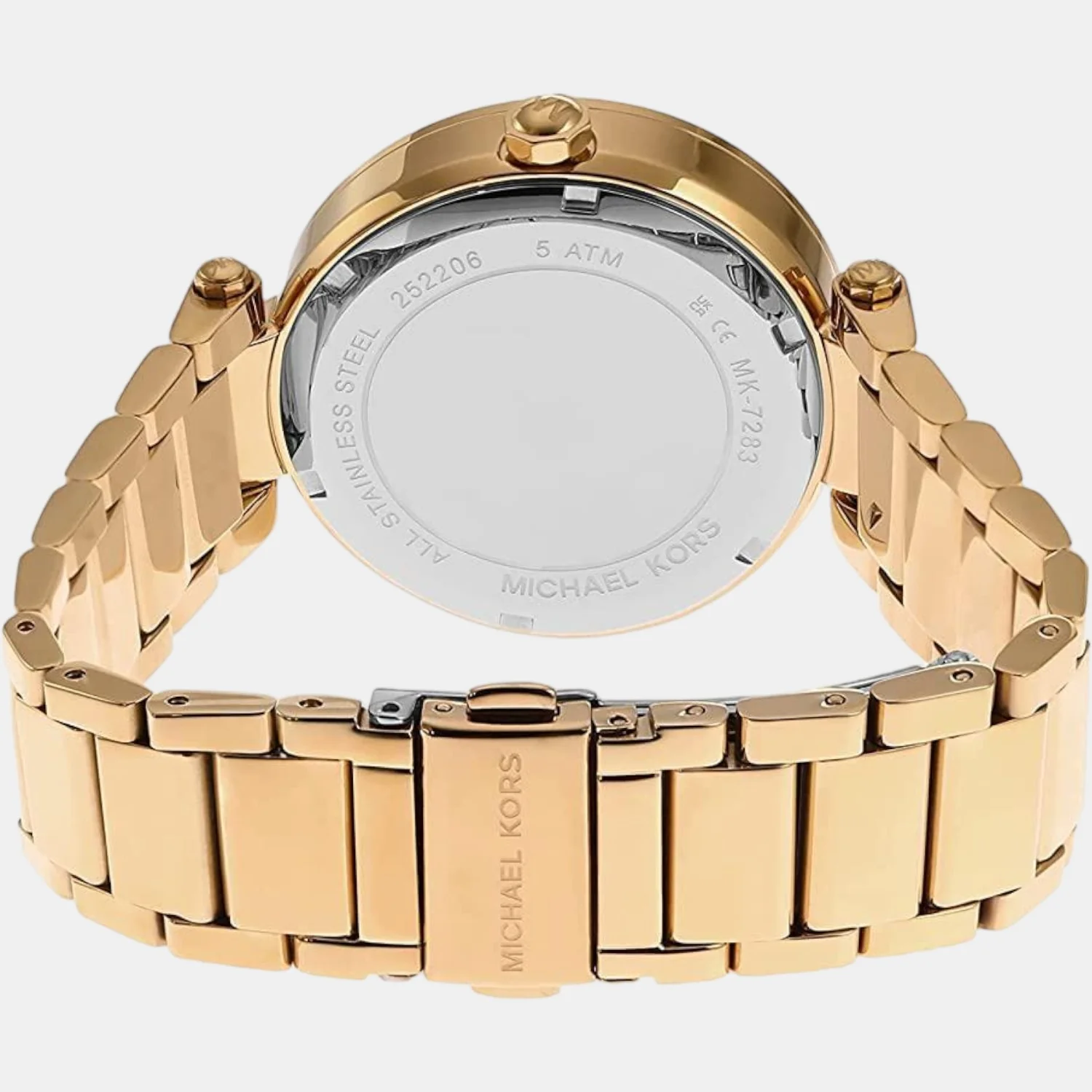 Parker Women Quartz Gold Dial Analog Stainless Steel Watch MK7283 - Image 3