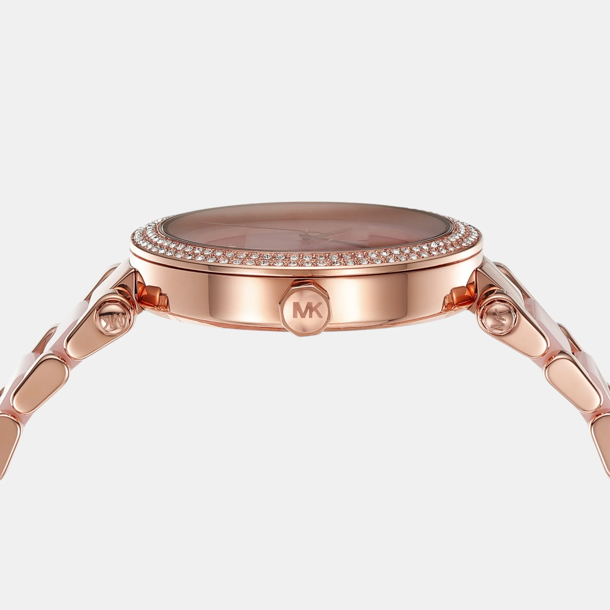 Parker Women Quartz Pink Dial Analog Stainless Steel Watch MK7371 - Image 6