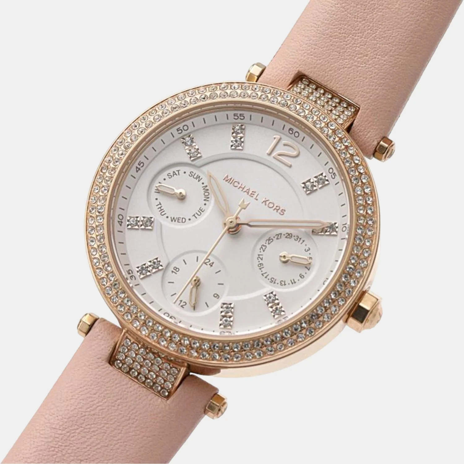 Parker Women Quartz White Dial Analog Leather Watch MK2914 - Image 7