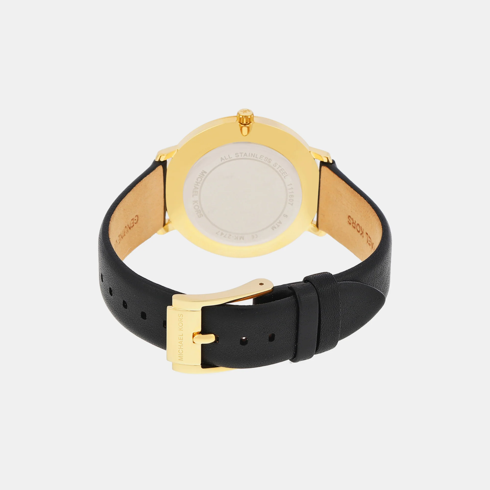 Pyper Women Quartz Black Dial Analog Leather Watch MK2747 - Image 3