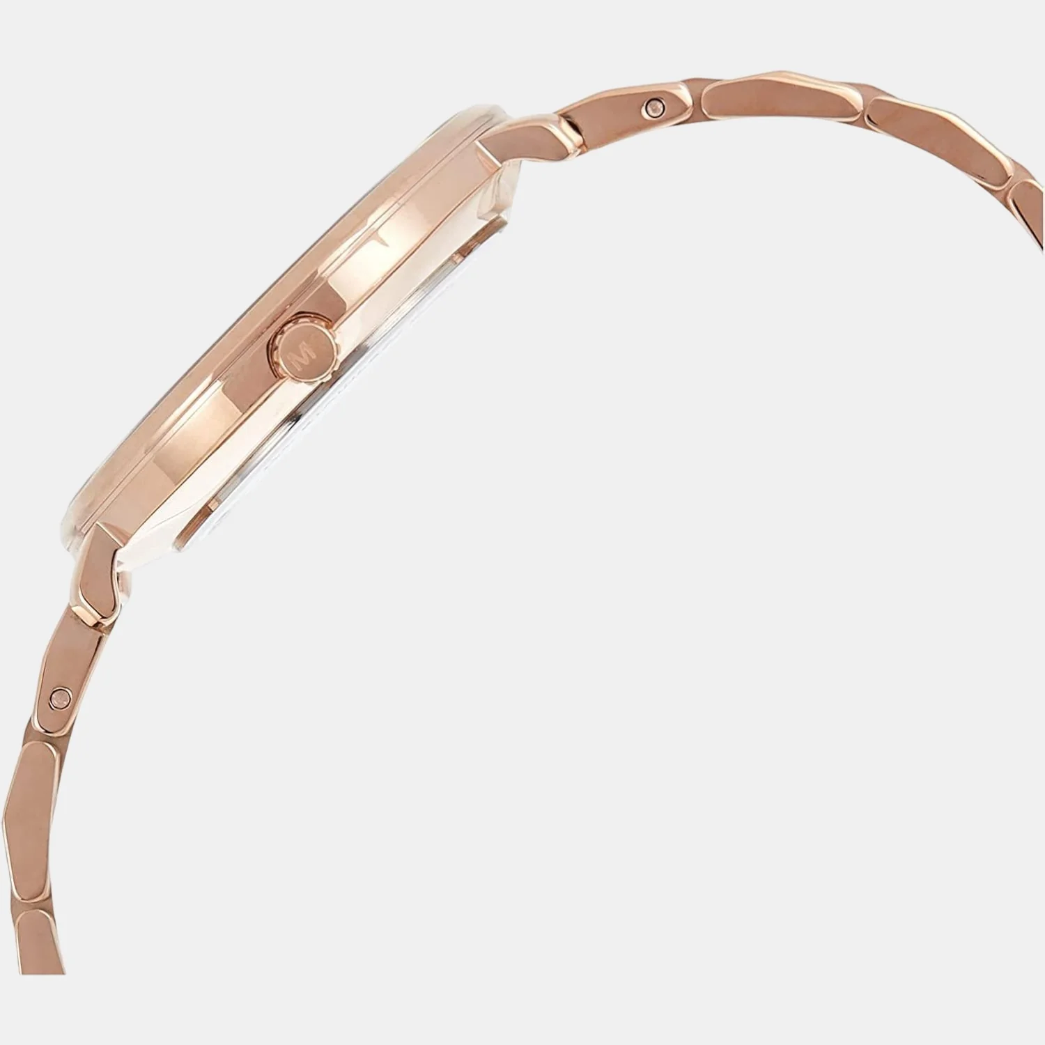 Pyper Women Quartz Rose Gold Dial Analog Stainless Steel Watch MK3897 - Image 3