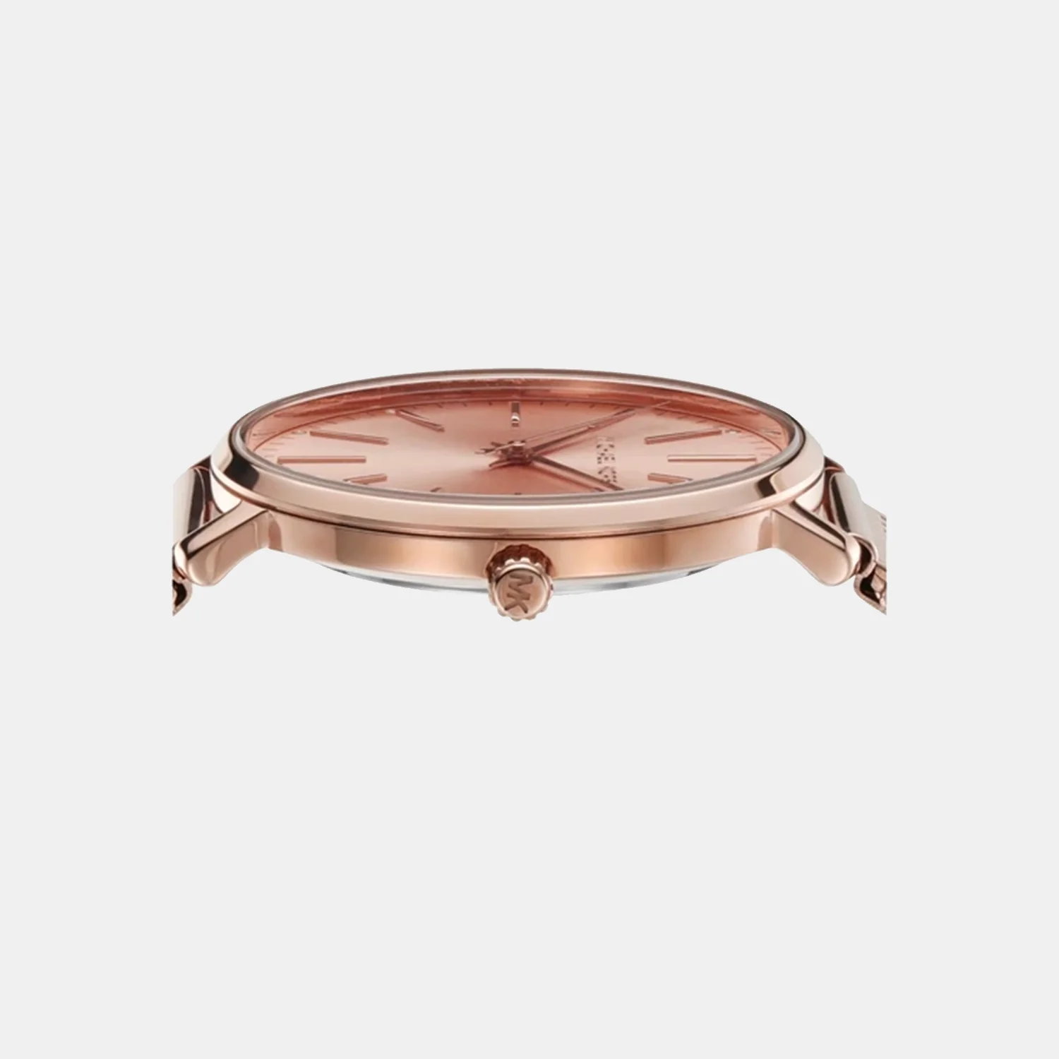 Pyper Women Quartz Rose Gold Dial Analog Mesh Watch MK4340 - Image 4