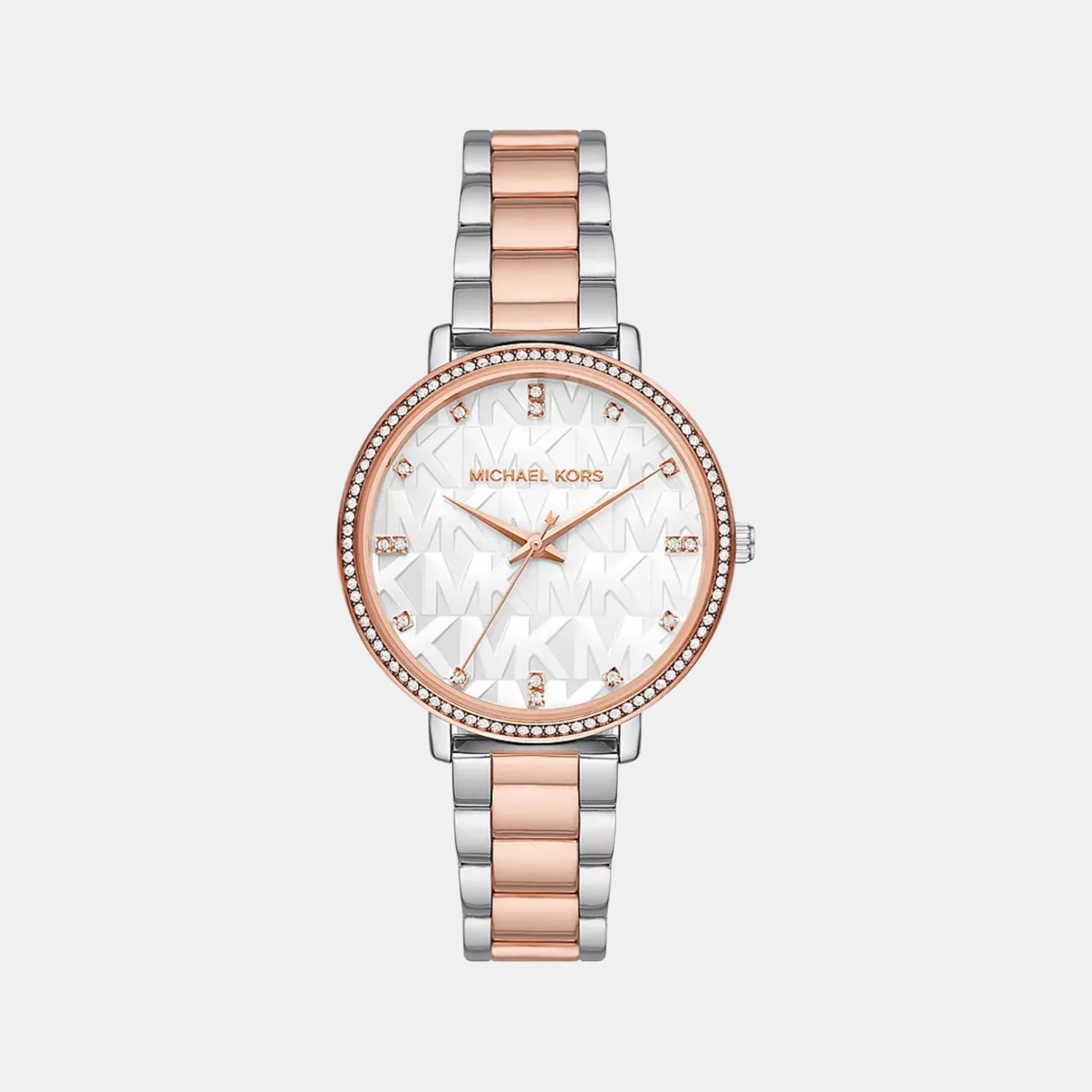 Pyper Women Quartz White Dial Analog Stainless Steel Watch MK4920
