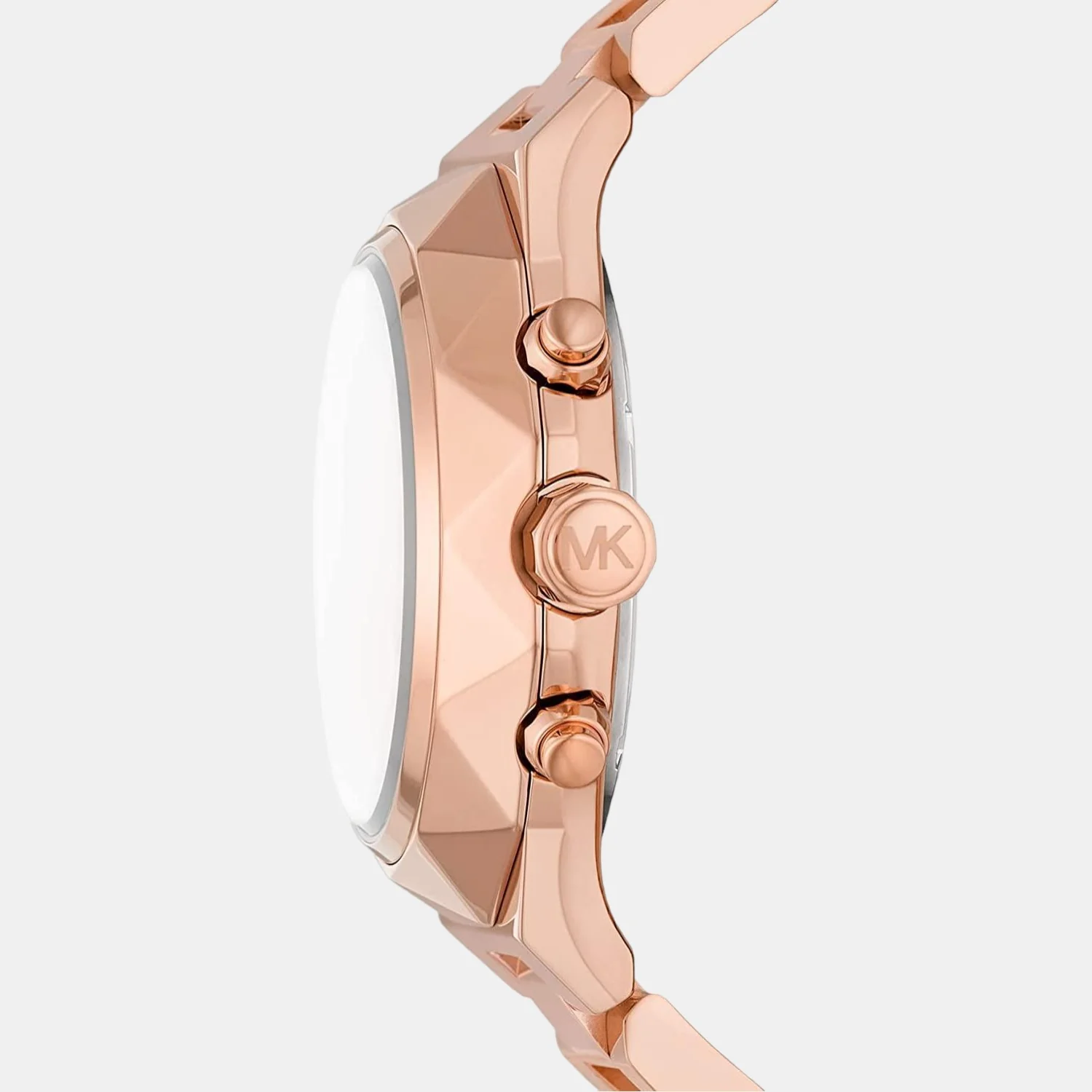 Raquel Women Quartz Rose Gold Dial Chronograph Stainless Steel Watch MK4688 - Image 2