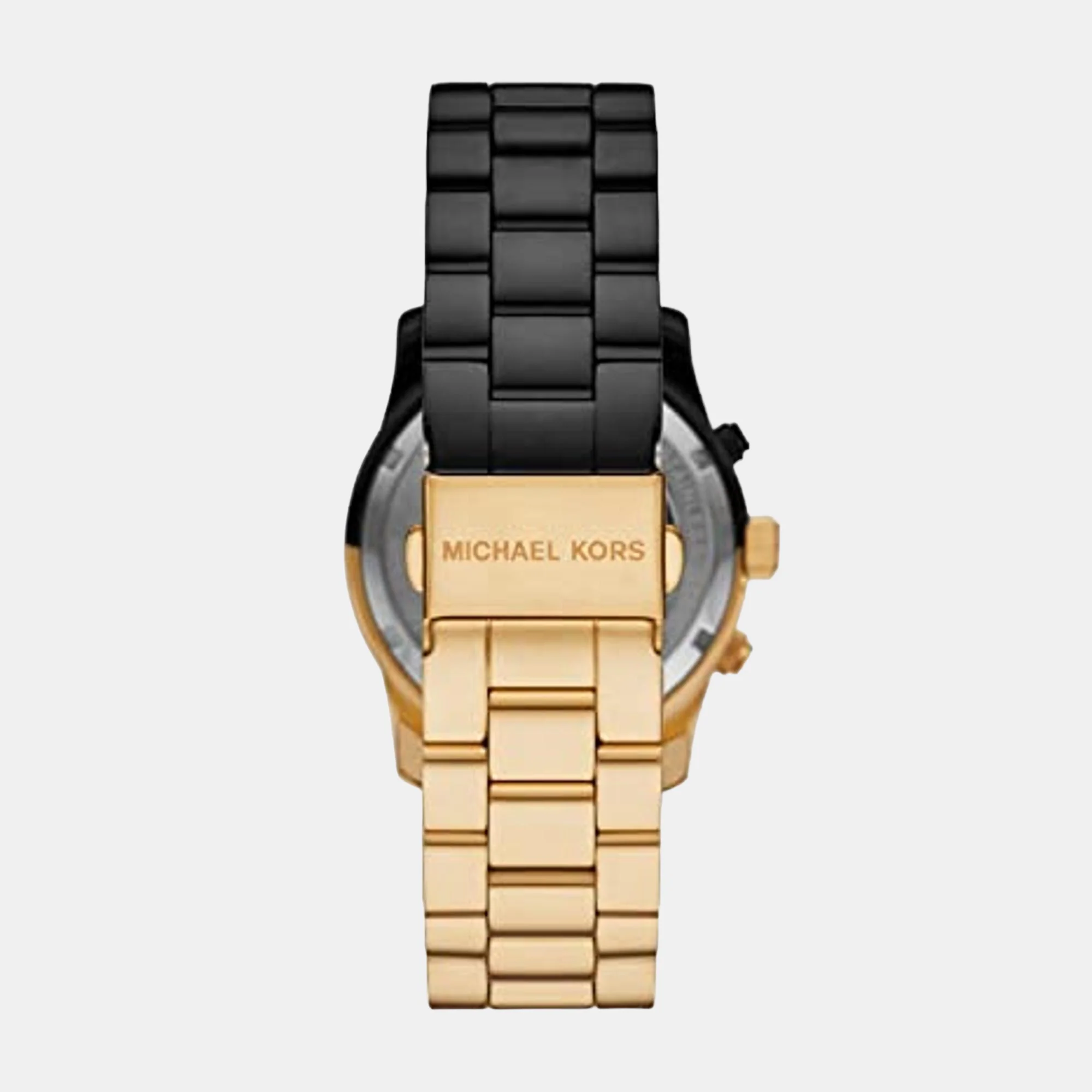 Runway Women Quartz Black Dial Chronograph Stainless Steel Watch MK7328 - Image 3