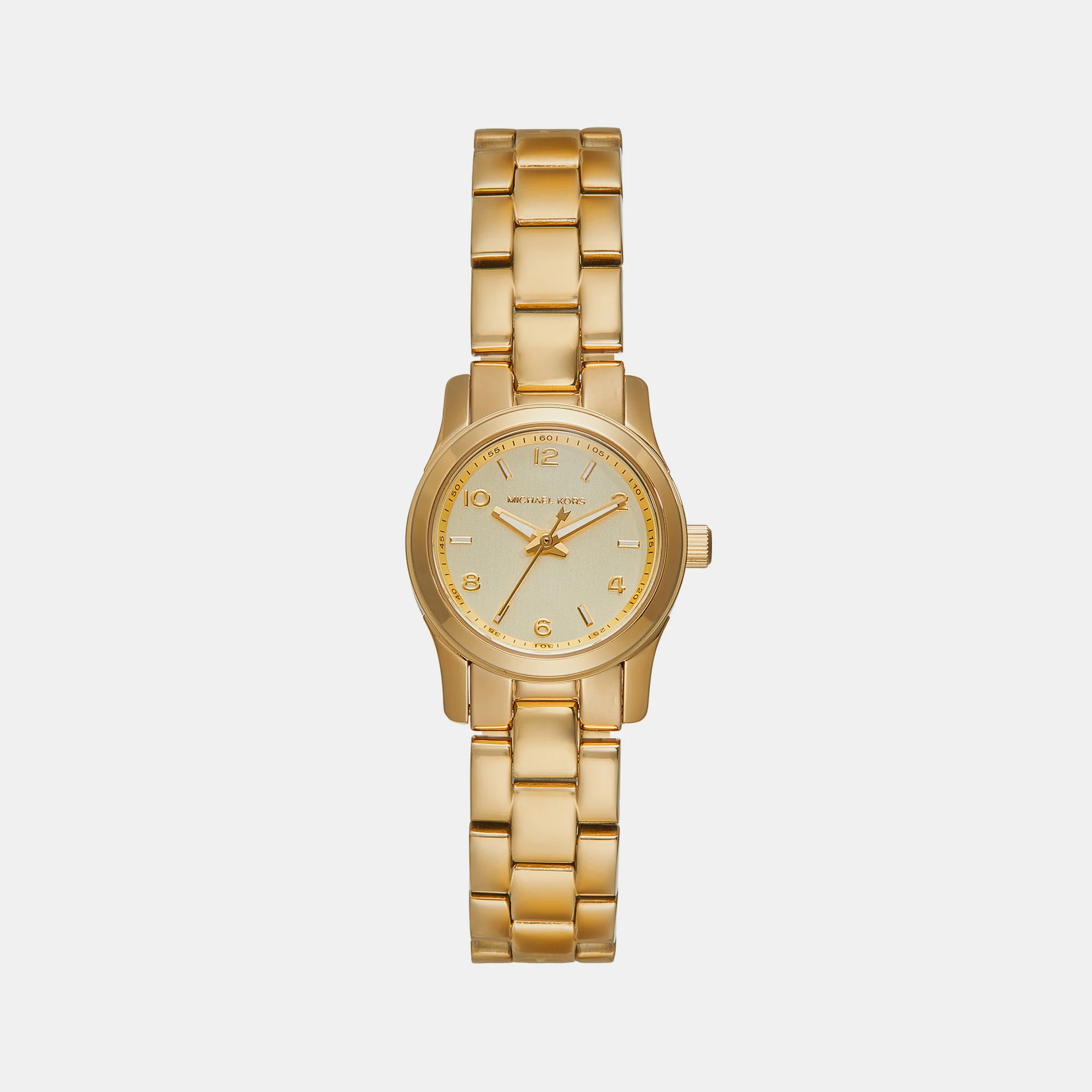 Runway Women Quartz Gold Dial Analog Stainless Steel Watch MK7457